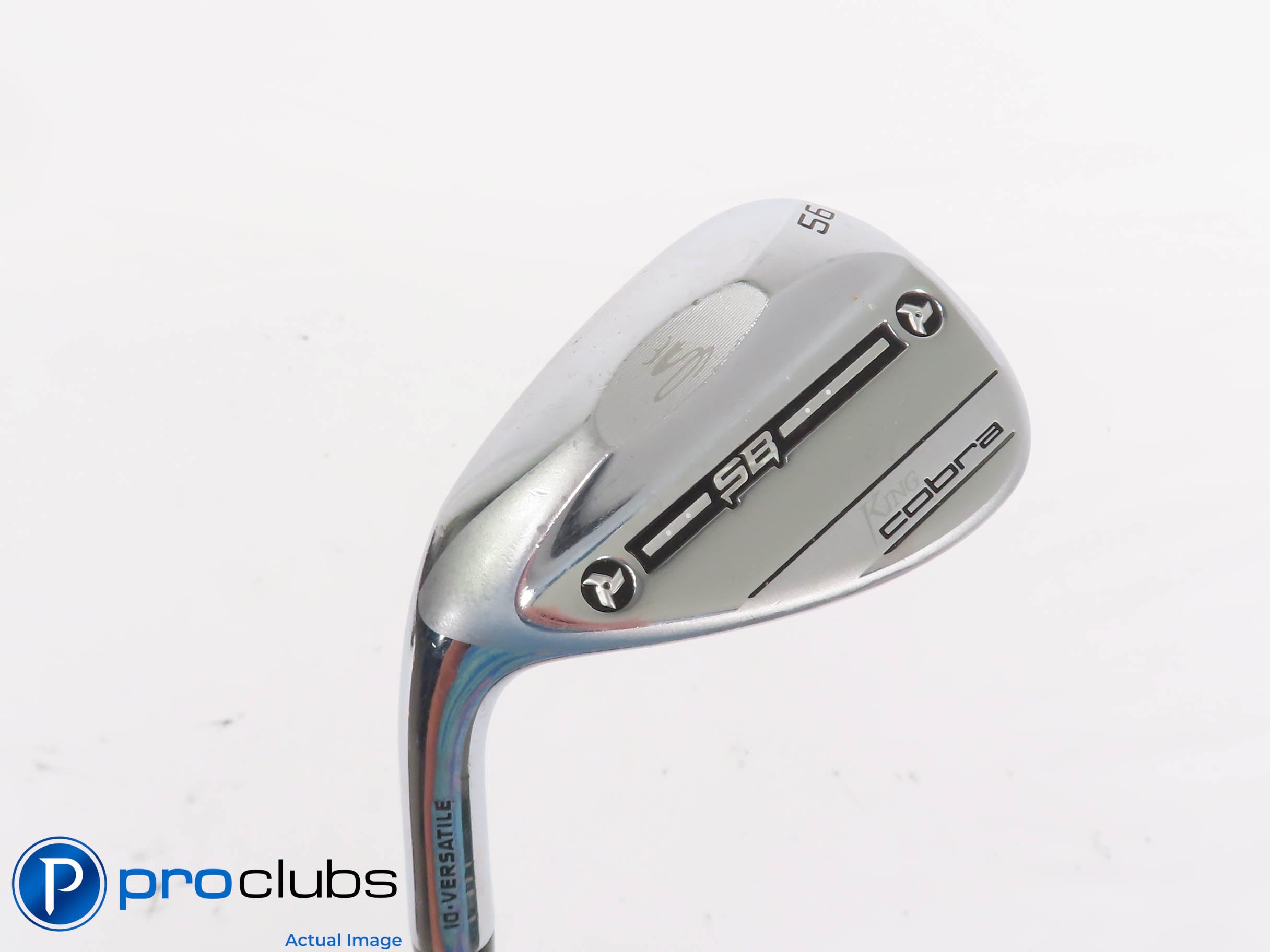 Left Handed Cobra SB 56*(10*) WEDGE V-Grind - KBS 125 Stiff Flex Steel 442974