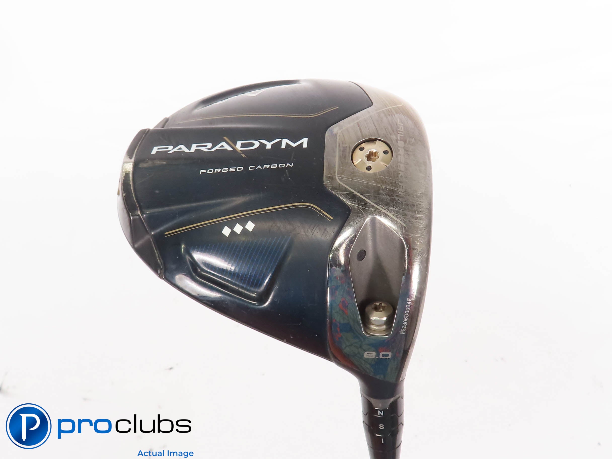 Callaway PARADYM Triple Diamond 8* Driver - Denali Blue 60g 6.0 Stiff - 443706