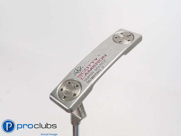 Left Handed Scotty Cameron SUPER SELECT NEWPORT 2 33.5