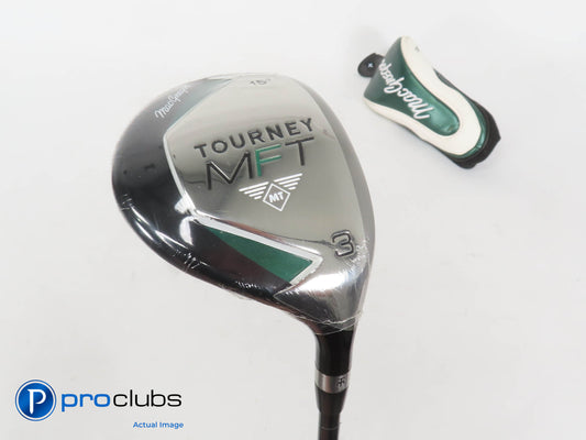 New! MacGregor Tourney MFT 15* 3 Wood w/Cover - UST M6T Senior Flex - 400022