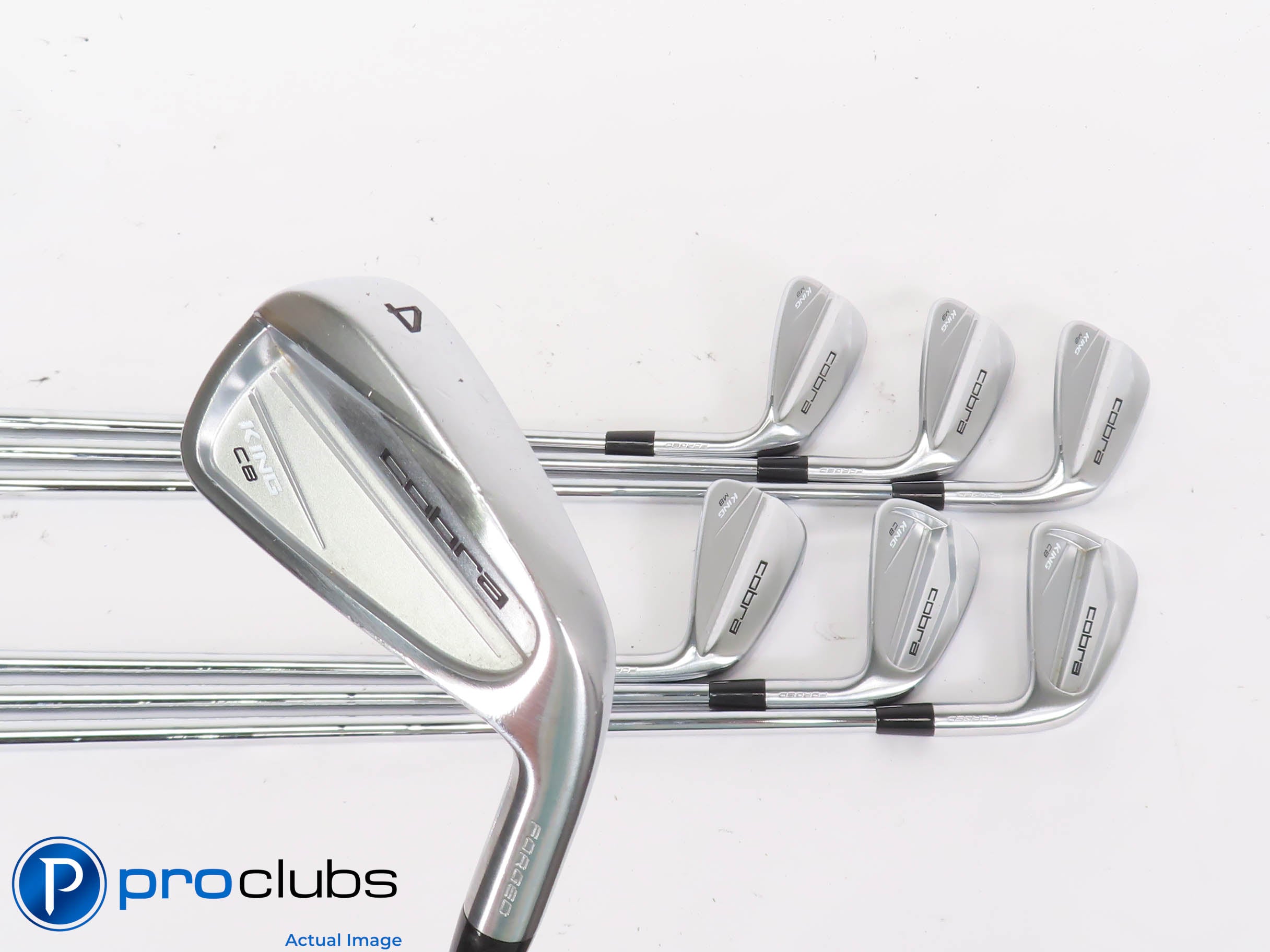 Nice Cobra '23 KING CB/MB 4-PW Combo IRON SET - KBS $Taper 120 Stiff Flex 443227