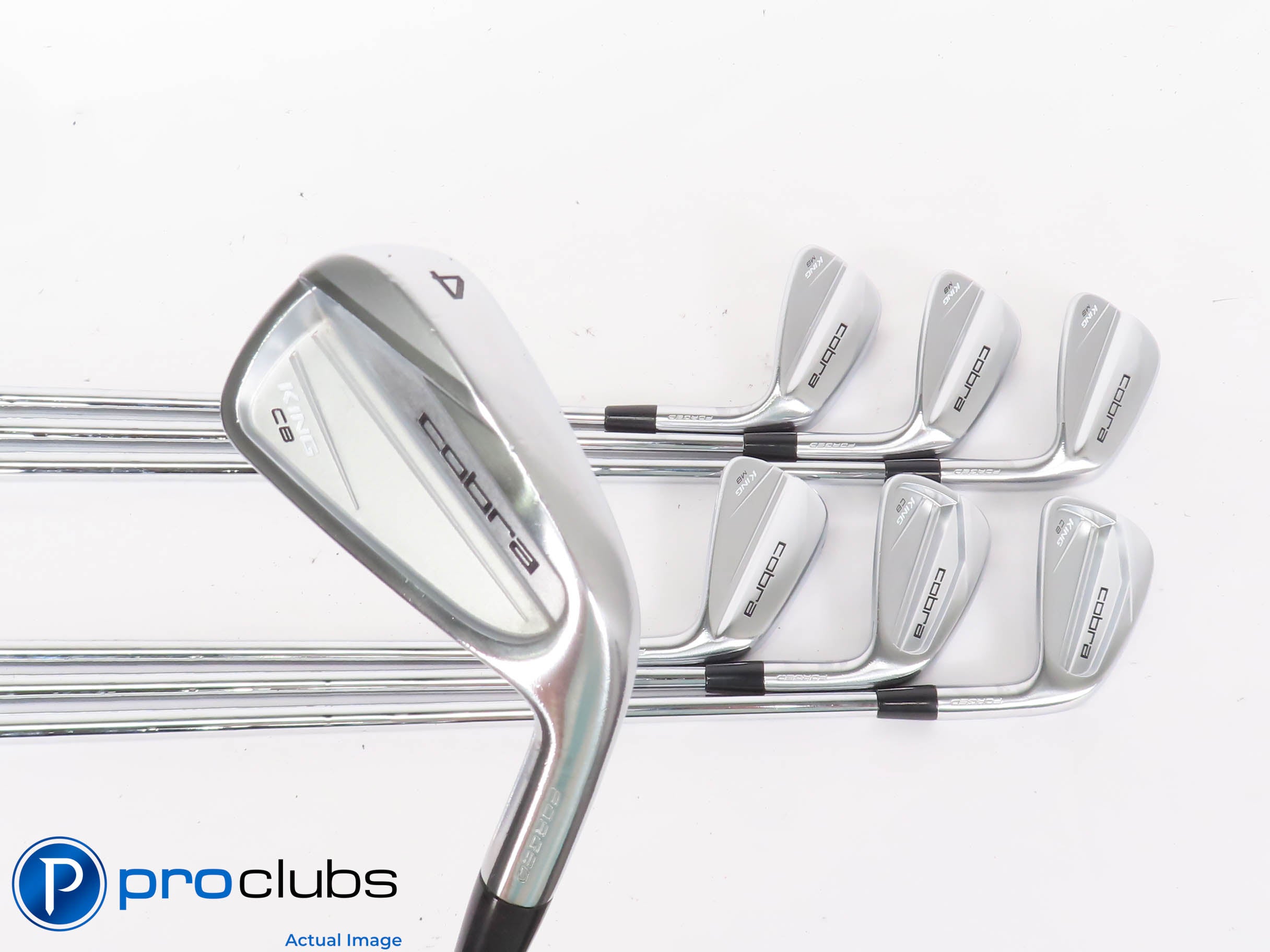 Nice Cobra '23 KING CB/MB 4-PW Combo IRON SET - KBS $Taper 120 Stiff Flex 443217