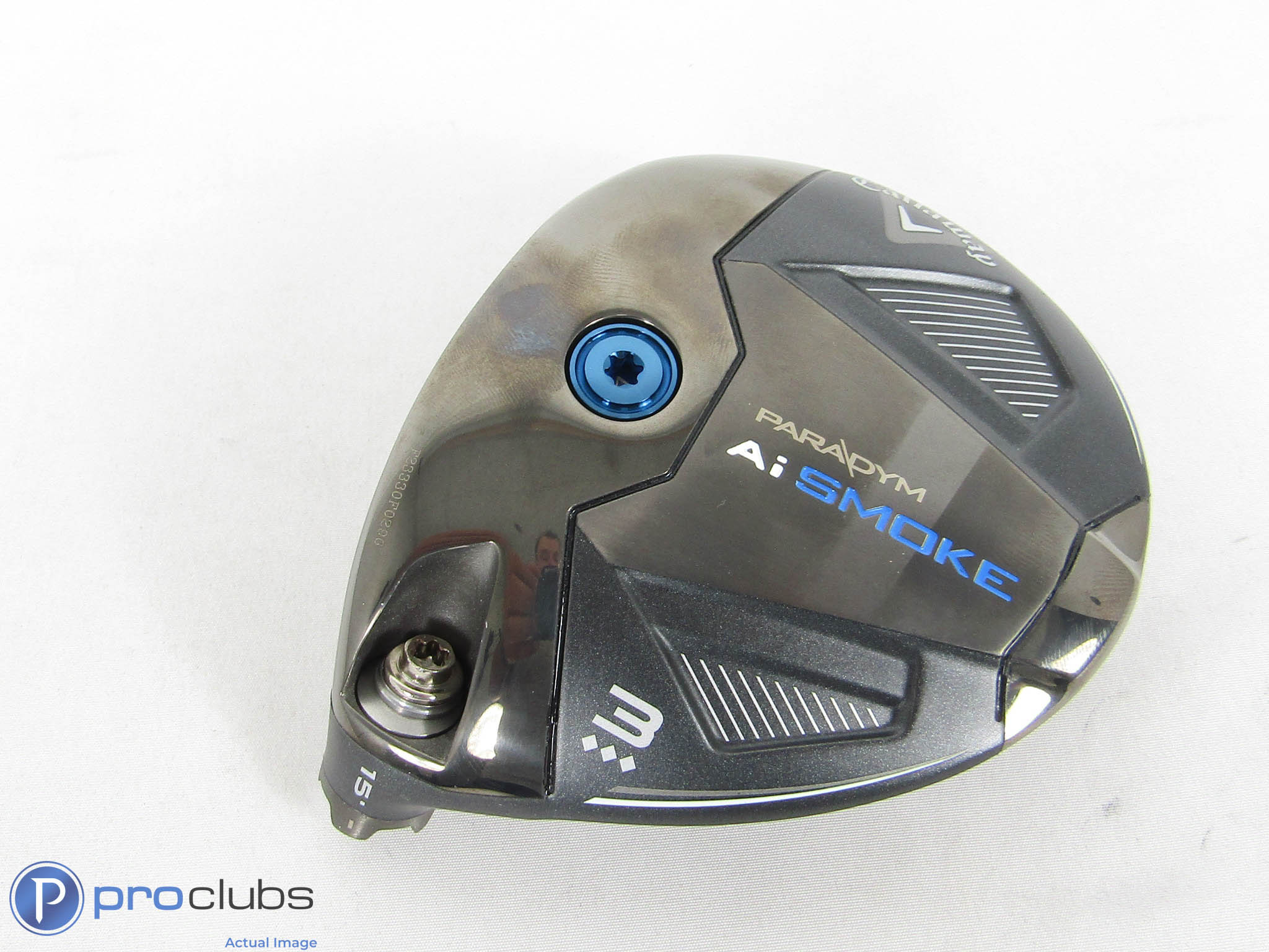 Left Handed! Callaway Ai Smoke Triple Diamond 15* 3 Wood - Head Only - 441856