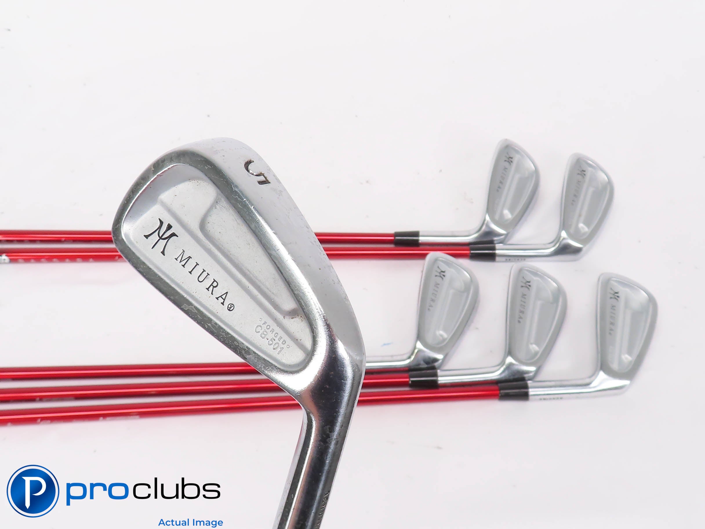 Miura CB-501 Forged 5-PW IRON SET - Bassara i60 Regular Flex Graphite 443170
