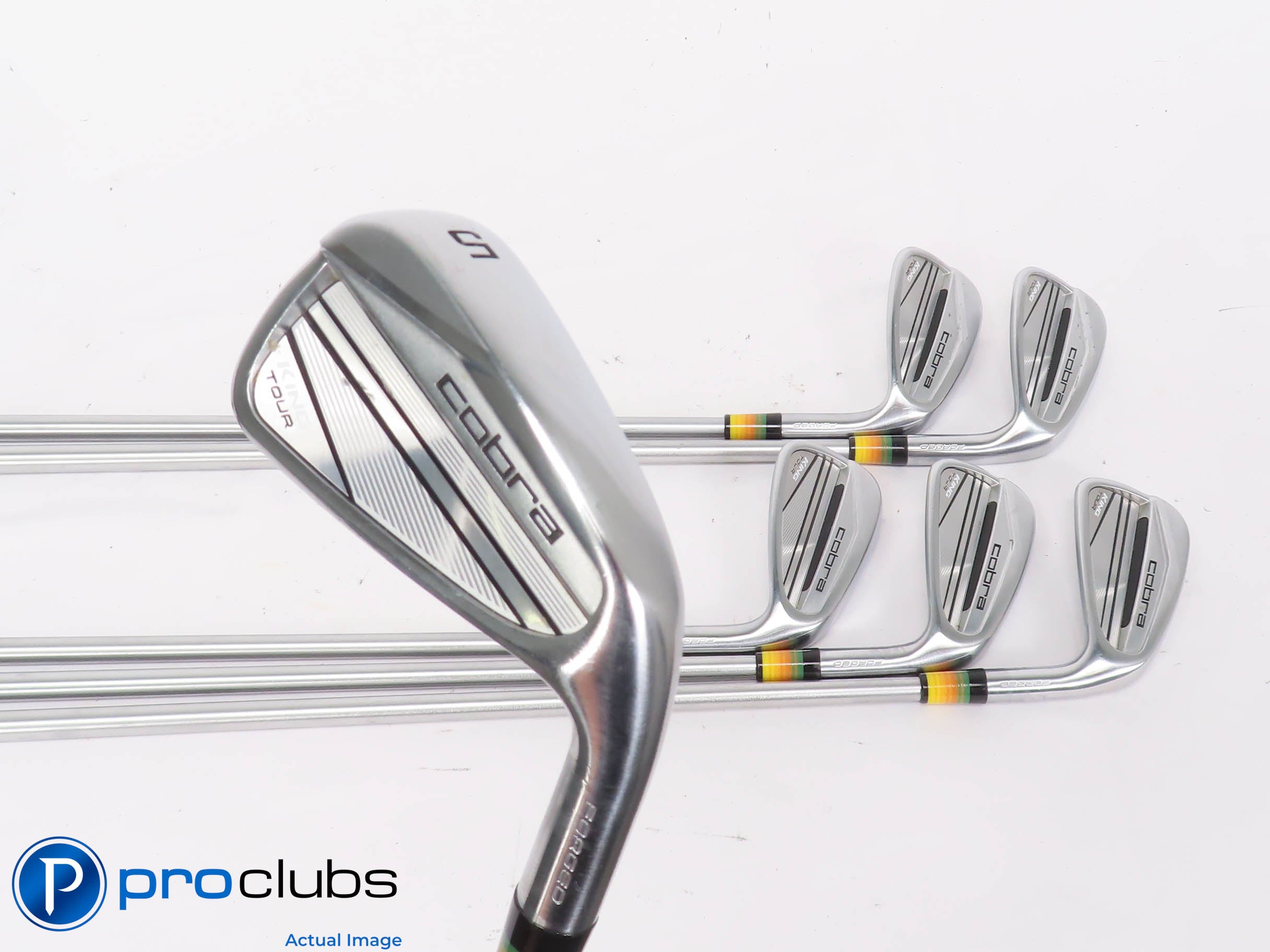 Nice Cobra '23 KING TOUR 5-PW IRON SET - KBS CTaper 110 Stiff Flex -1/2" 443249
