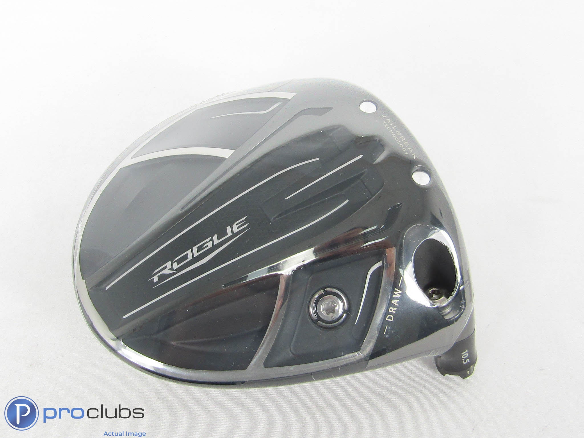 New! Callaway Custom Black/Silver Rogue Draw 10.5* Driver-Head Only-445208
