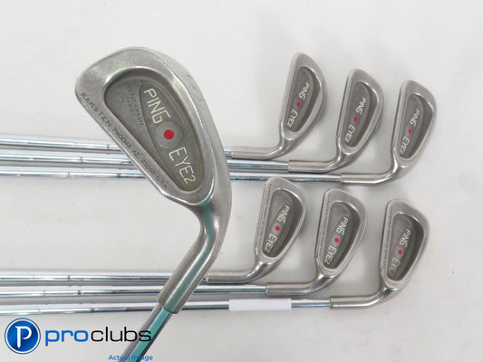 PING Eye2+ Red Dot 3-PW Irons (No 7 Iron) PING KT-Shaft Stiff Steel +.25" 400389