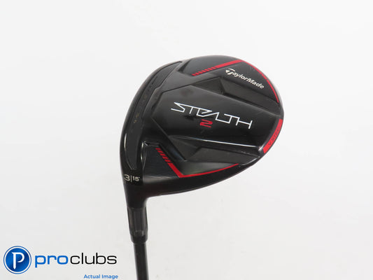 Nice! Left Handed TaylorMade Stealth2 15* 3 Wood - Ventus TR 6-S Stiff - 400998