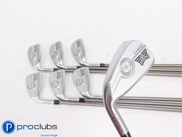 Left Handed PXG GEN7 0311P IRONS 5-PW,GW Aerotech Steelfiber 70 Regula