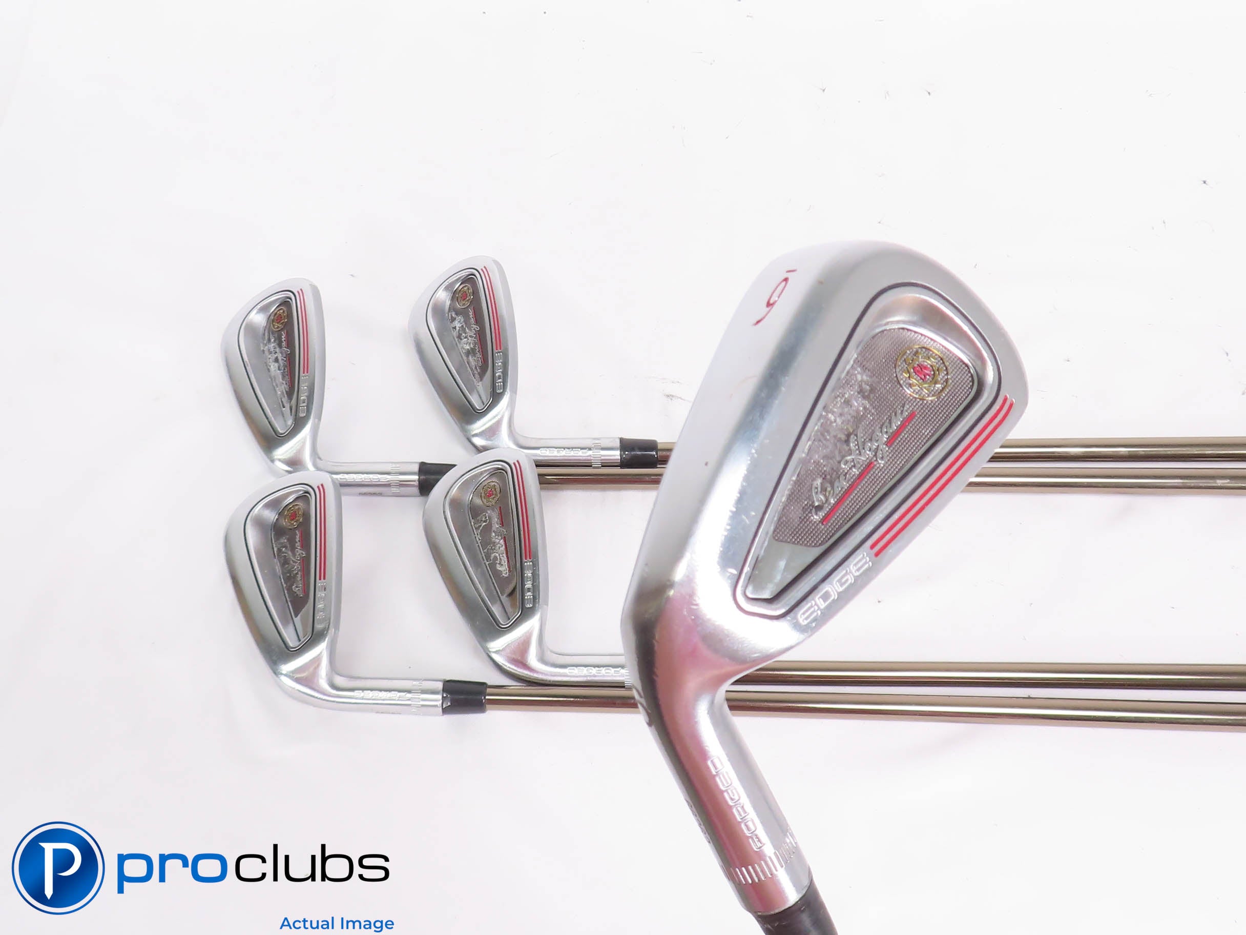 Left Handed Ben Hogan '18 EDGE 6-PW IRON SET - Stiff Flex Graphite +1/2" 439041
