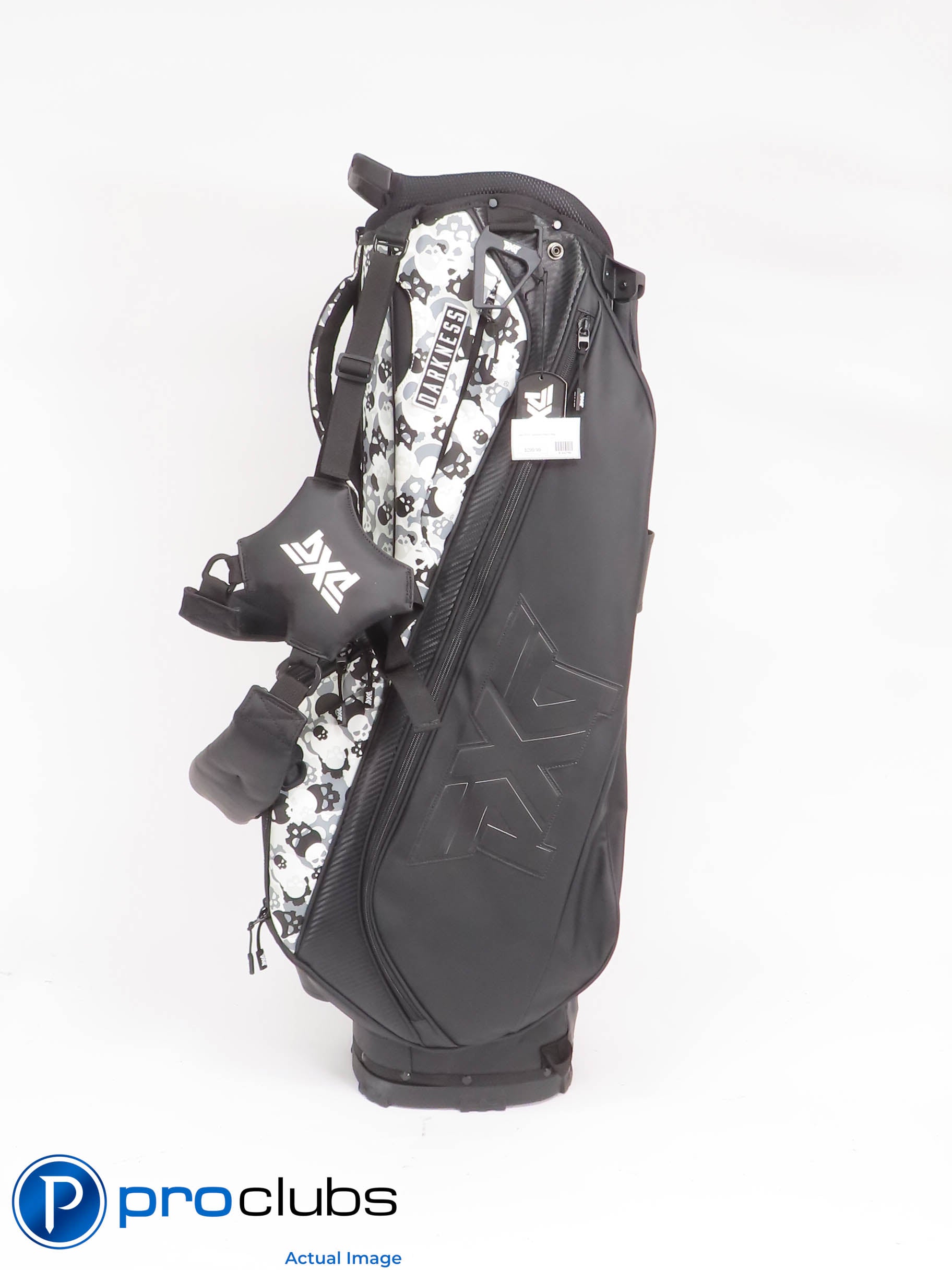 NEW PXG DARKNESS Skull Camo Stand Golf Bag w/Rainhood - Black 442789