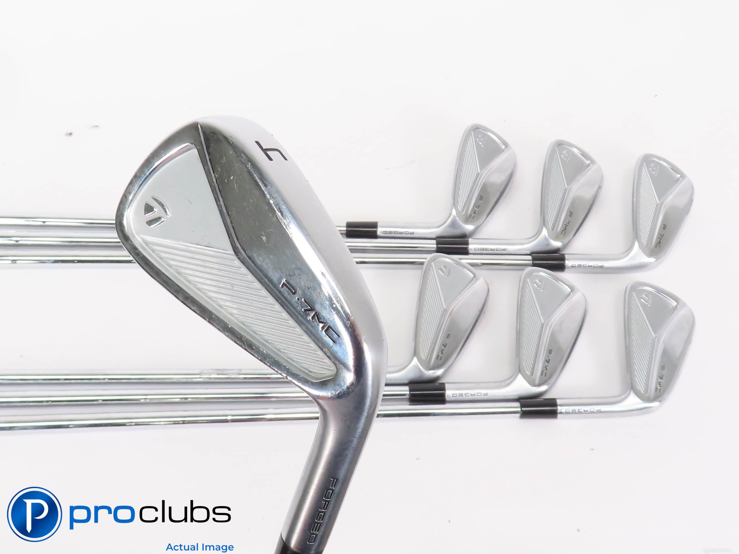 Nice TaylorMade '23 P-7MC 4-PW IRON SET - KBS Tour 120 Stiff Flex Steel 432720