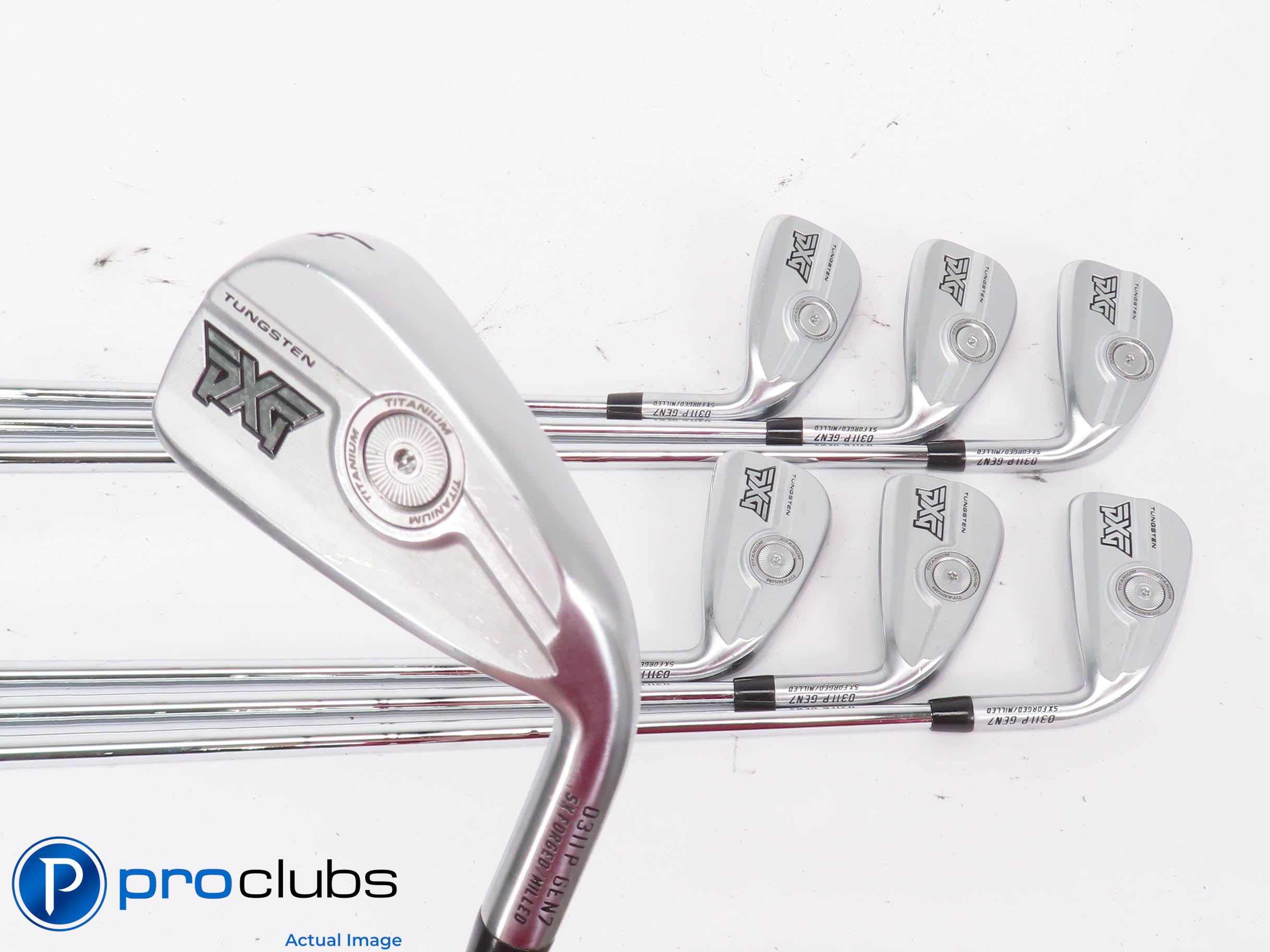 Nice PXG 0311P Gen7 4-PW IRON SET - KBS $Taper Lite Stiff Flex Steel 441320