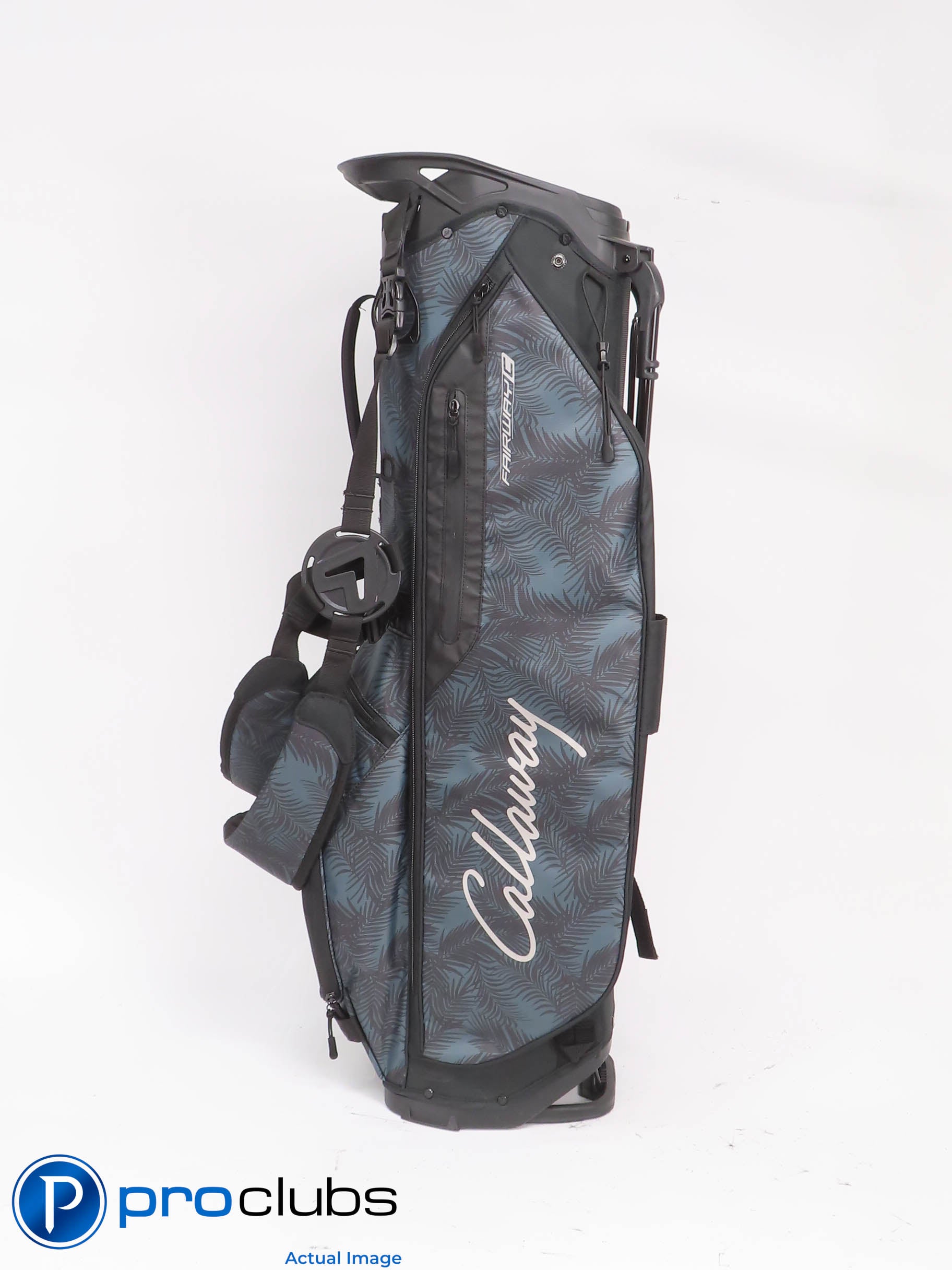 NEW Callaway FAIRWAY C Carry / Stand Golf Bag w/Rainhood - Black Palms 443271