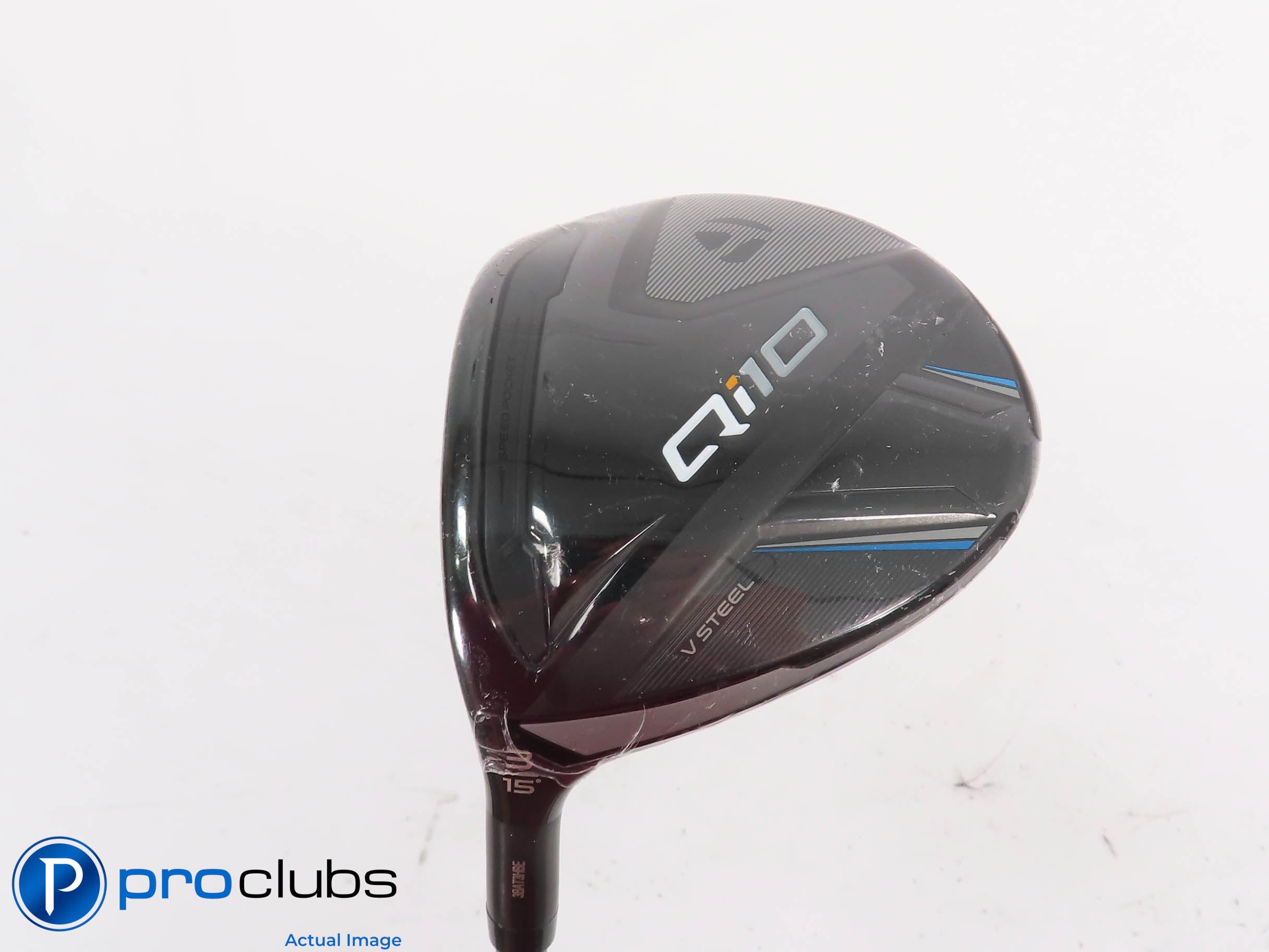 New! Left Handed TaylorMade Qi10 15* 3 Wood - Ventus TR Blue 6-R Regular 443196