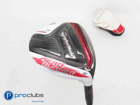 Tour Issue TaylorMade AEROBurner TP 15* 3 Wood wHC Speeder 85g Stiff Flex 354817