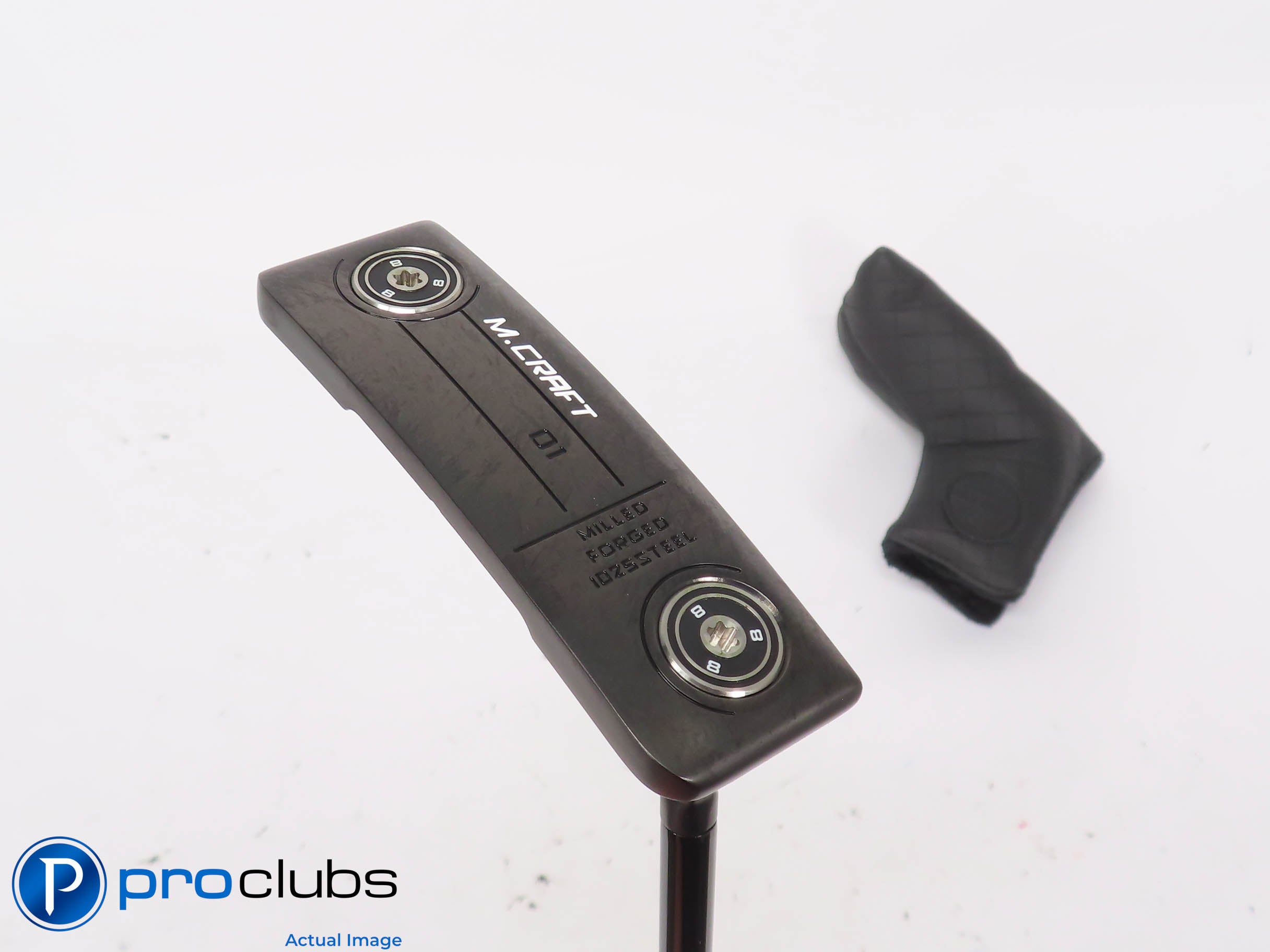 Mint! Mizuno M-CRAFT 01 Milled 34.5" Black Putter w/Cover #447119