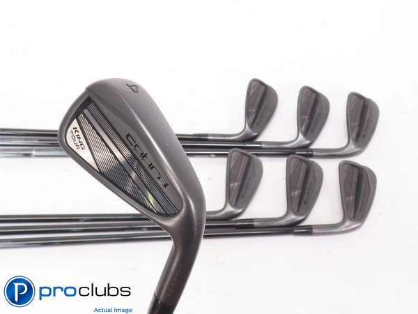Nice Cobra '23 KING TOUR Black 4-PW IRON SET - MMT Stiff Flex Graph -1