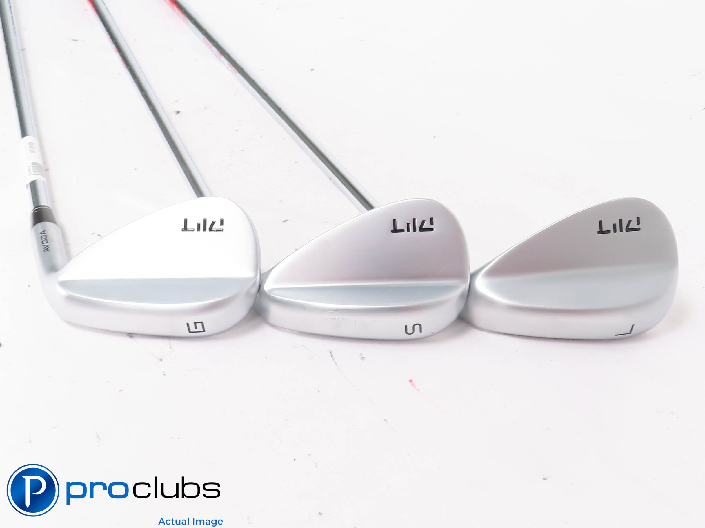 3pc AVODA W2 Same Length WEDGES 50*, 55*, 60* WEDGE SET Steel Stiff 446638
