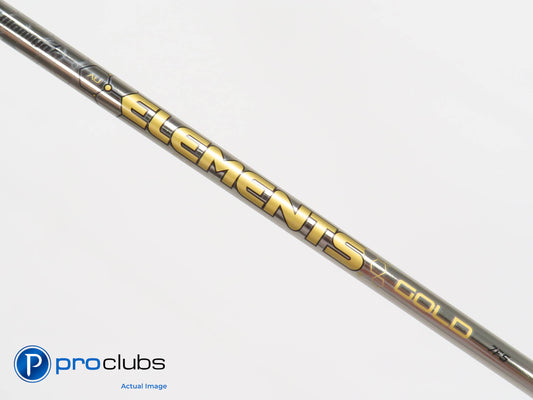 TRUE SPEC / UST ELEMENTS Gold 7F5 X-Flex FW WOOD SHAFT Pull Out .335" Tip 400982