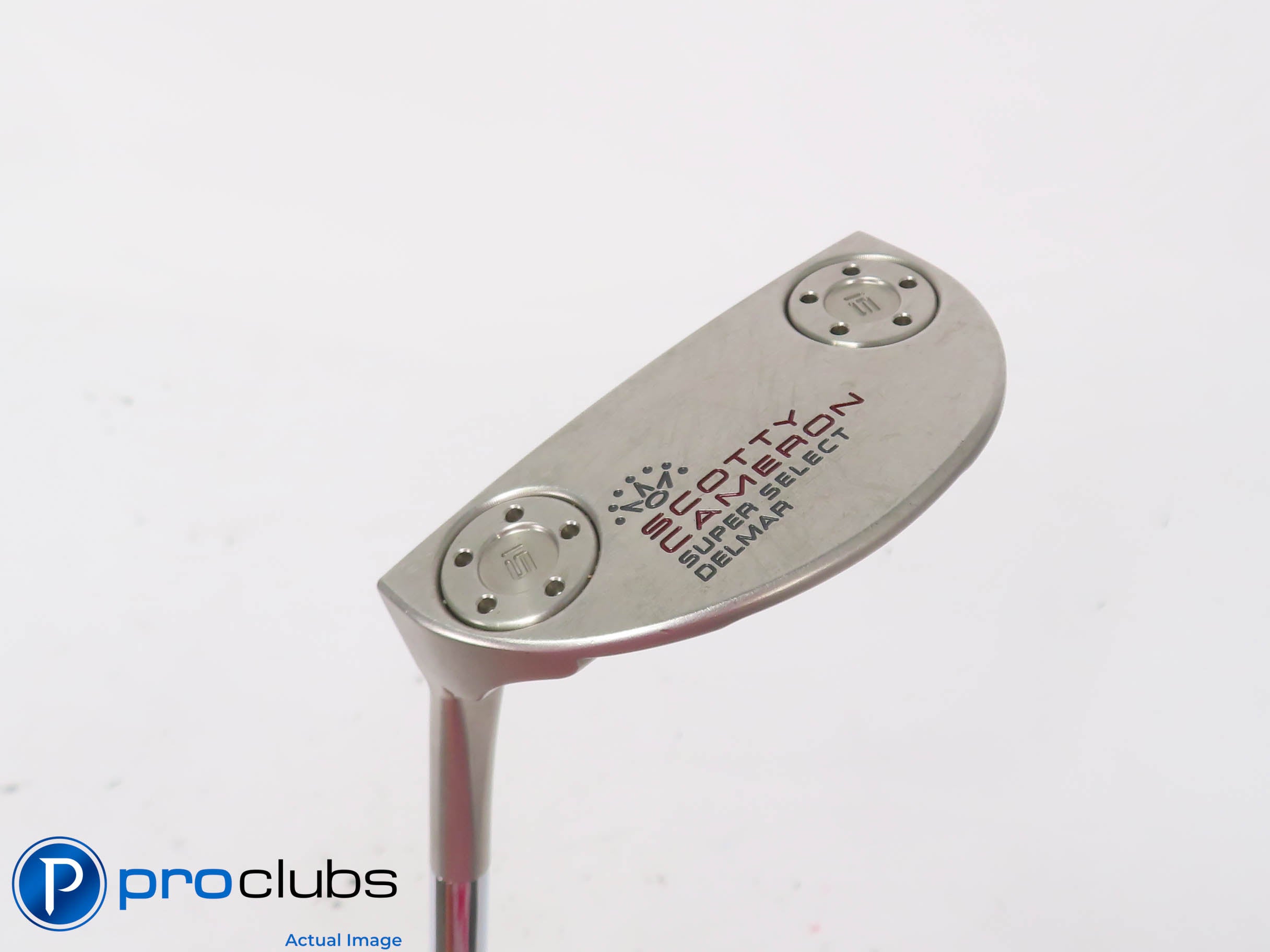 Left Handed Scotty Cameron Super Select Del Mar 34" Putter - SS 2R Grip - 447756