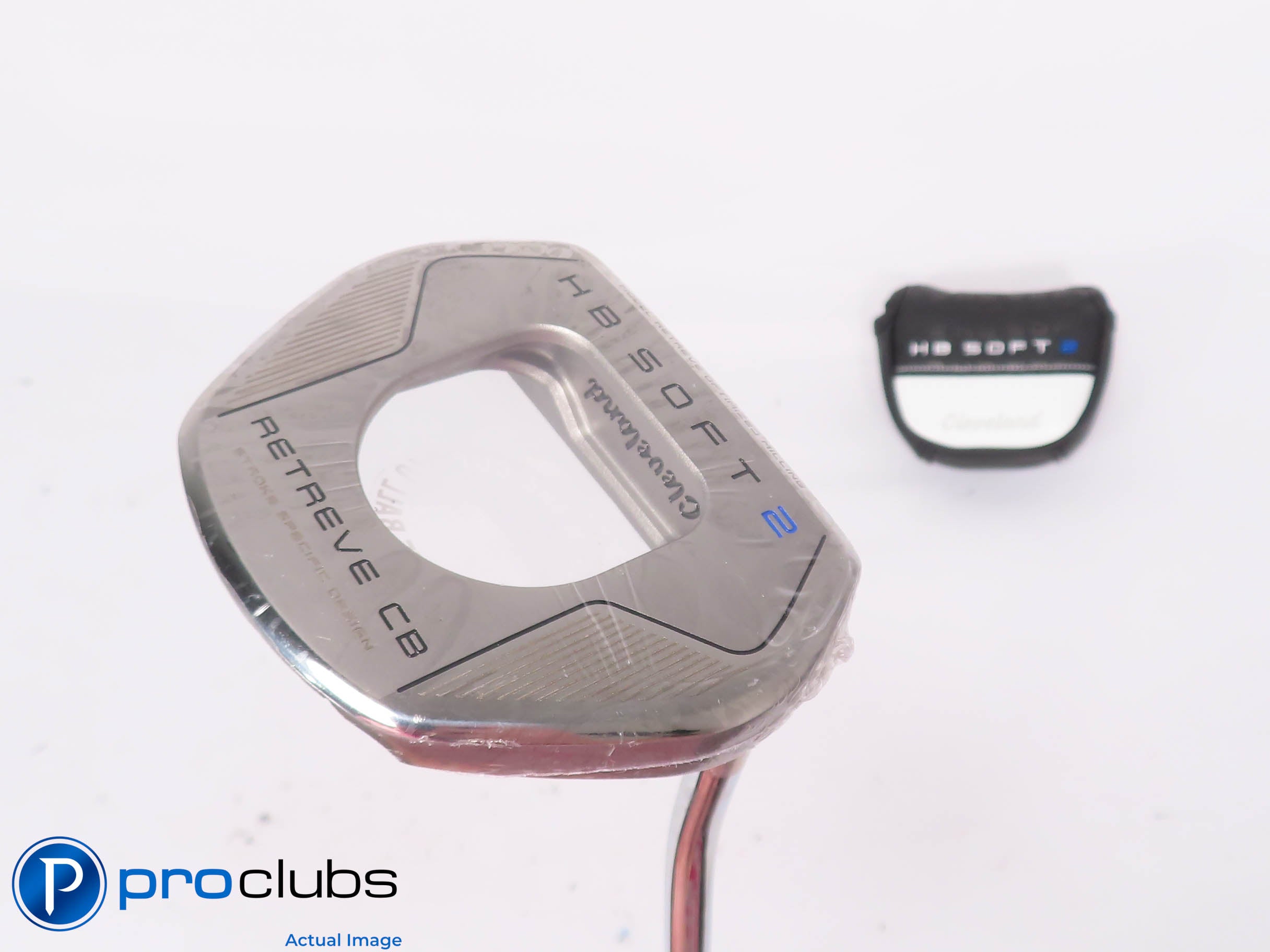 New! Cleveland HB Soft 2 RETREVE CB 38" Putter w/Cover #447335