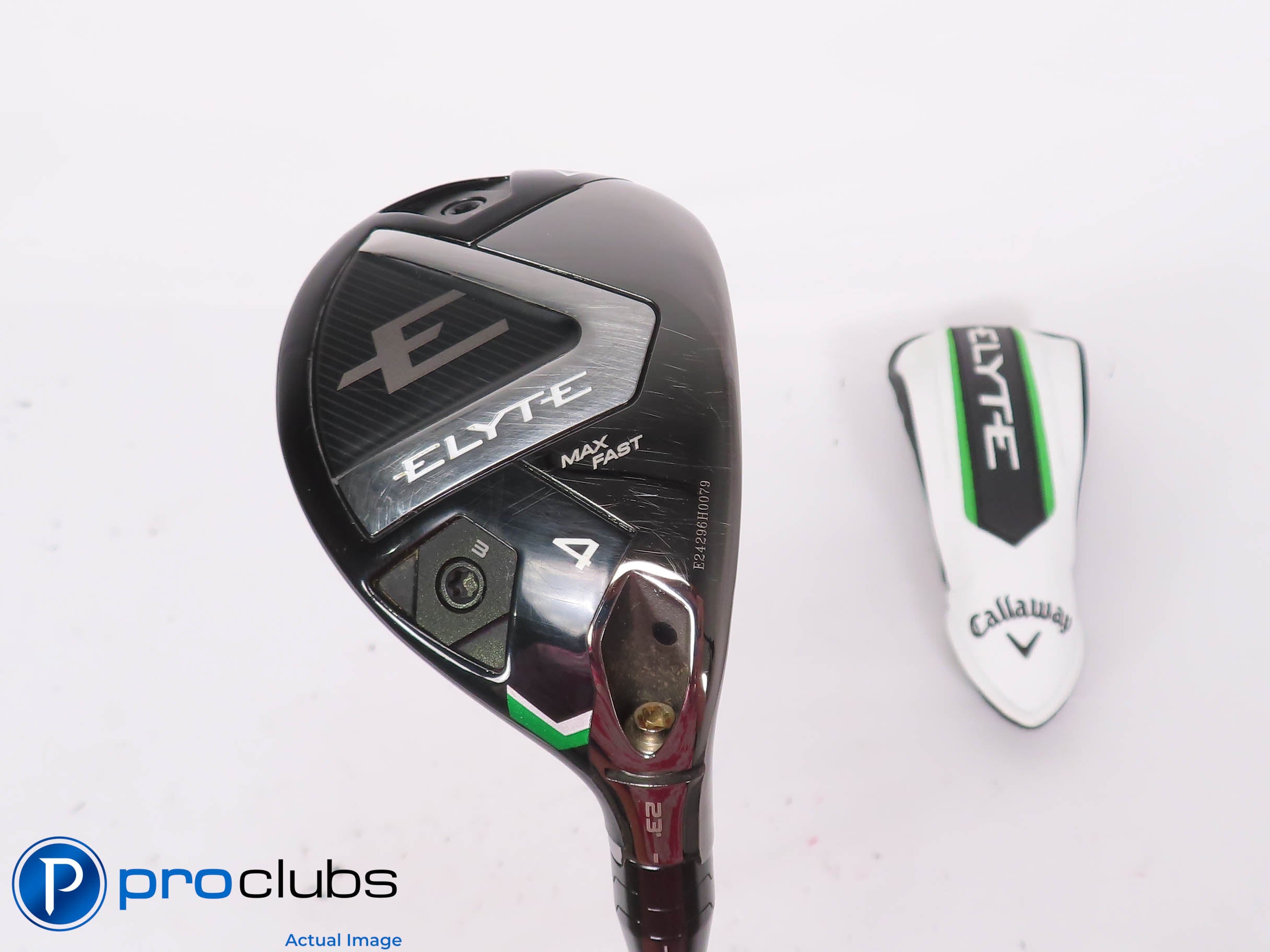 Callaway ELYTE MAX Fast 23* 4 Hybrid Vanquish 4 Senior Flex w/Headcover 447697