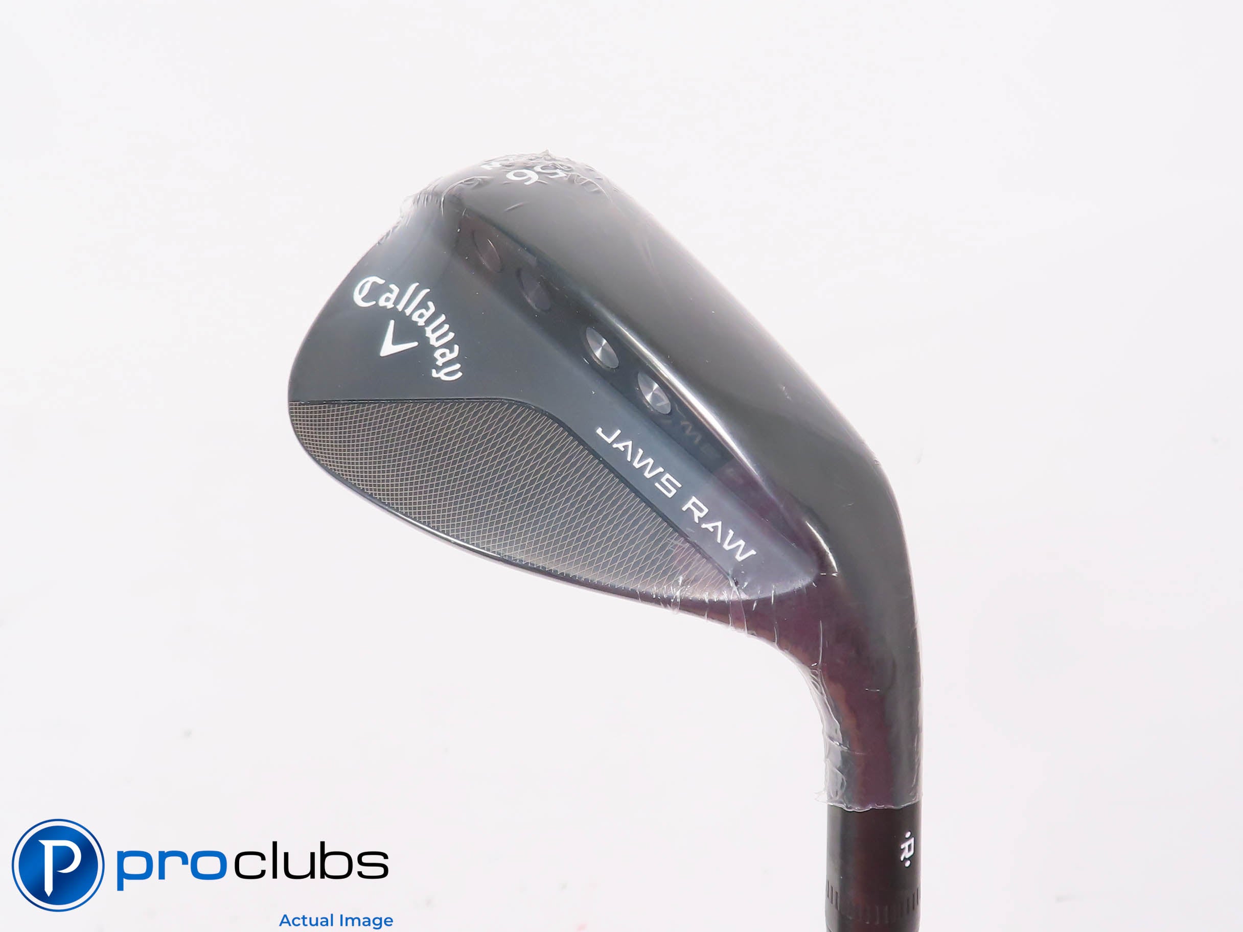 New! Callaway Jaws Raw Black W-Grind 56*(12*) Wedge - TT Elevate X-Flex - 447616