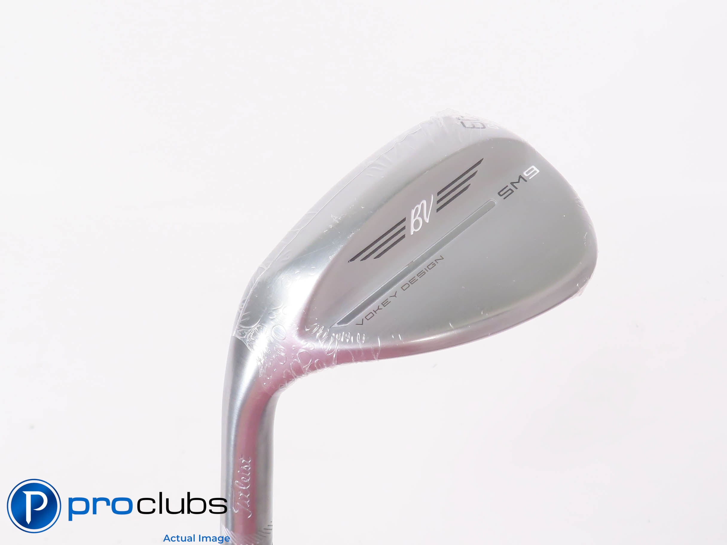 New! Left Handed Titleist Vokey SM9 Chrome L-Grind 60*(4*) Wedge - X-Flex 447663
