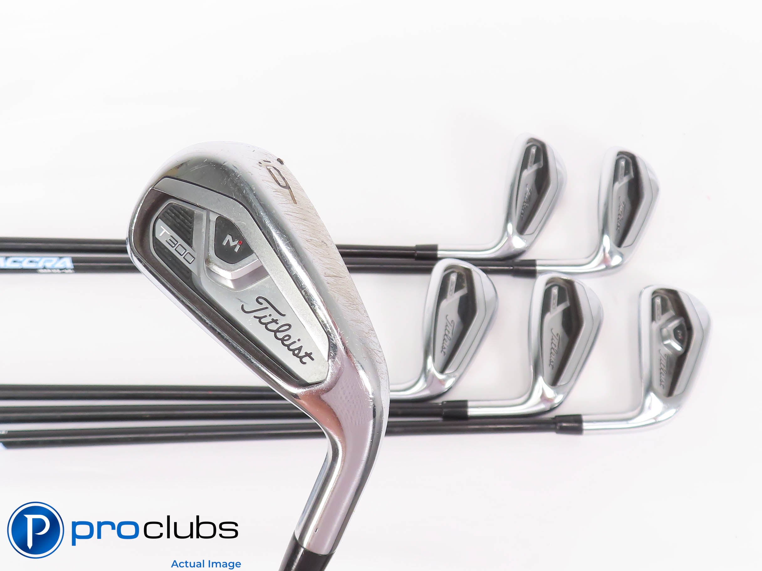 Titleist '21 T300 6-PW,GW IRON SET Accra iSeries 60 Regular Flex Graphite 447086