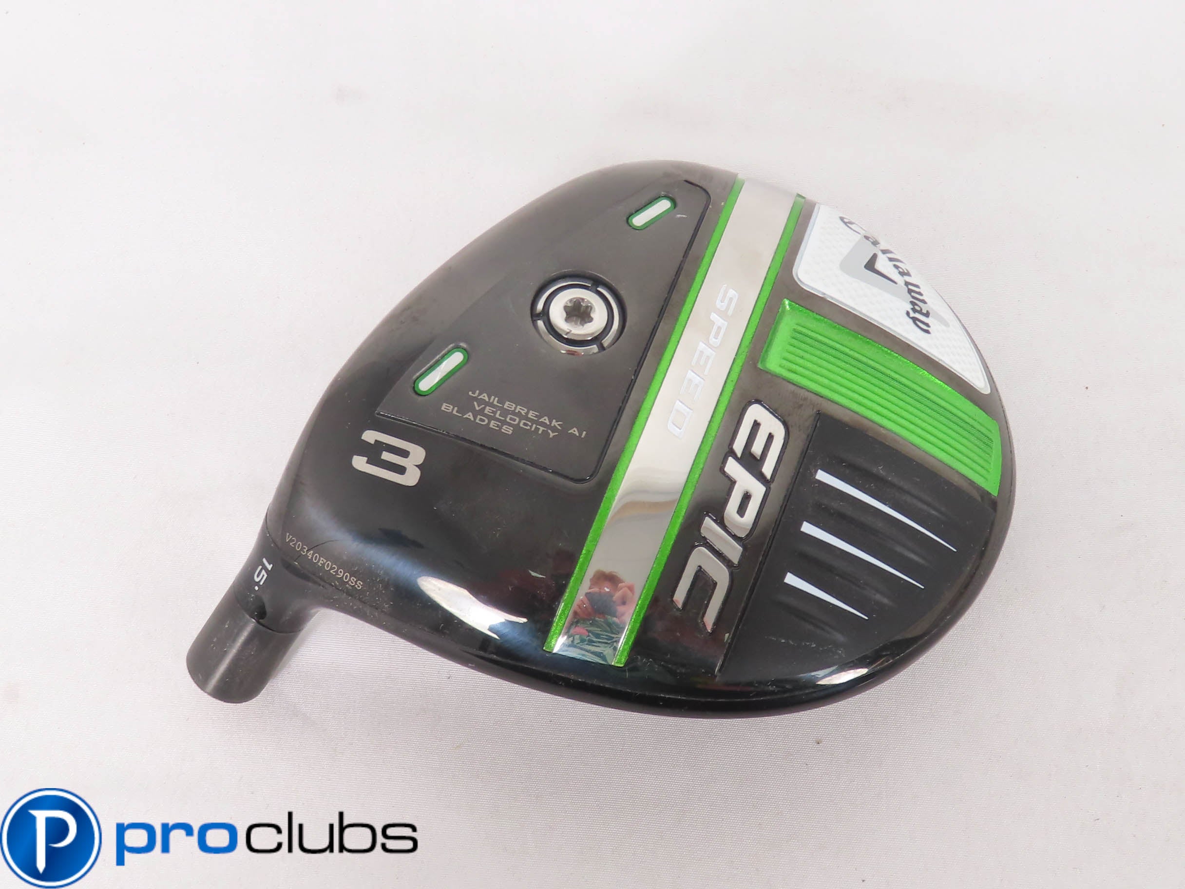 Mint! Left Handed Callaway 21' Epic Speed 15* 3 Wood - Head Only - 299697