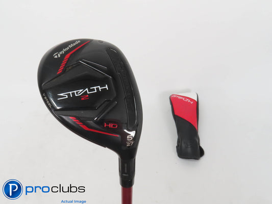 Nice! TaylorMade Stealth2 HD 27* 5 Hybrid w/HC -Speeder NX Red 50g Senior 401791