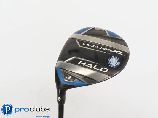 Ladies Left Handed Cleveland Launcher XL Halo 15* 3 Wood -Accra FX Ladies 401606