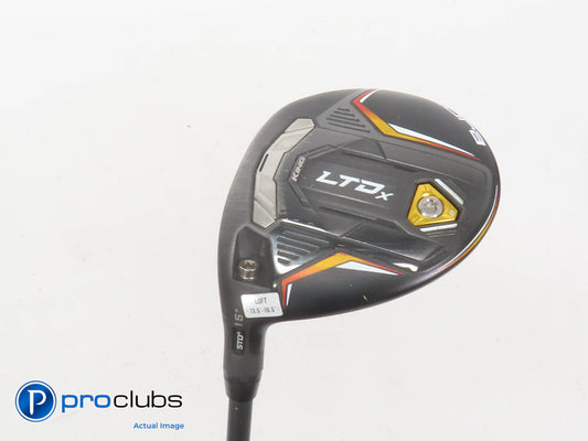 Left Handed Cobra LTDx 15* 3 Wood Blk/Gld - HZRDUS 70g Stiff Flex 357417