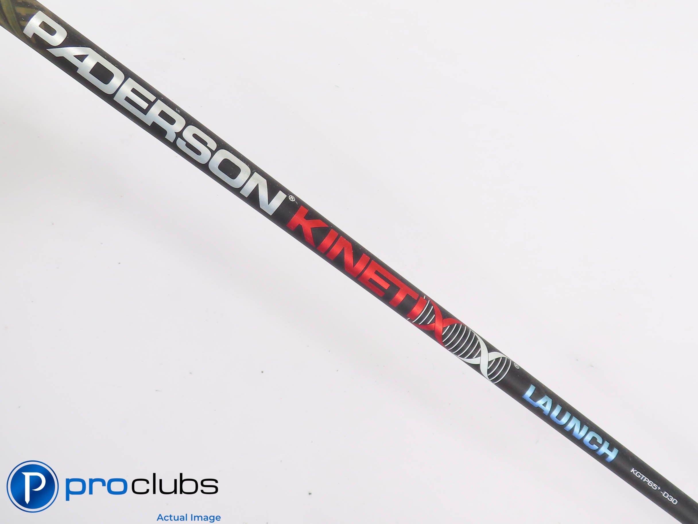 PADERSON KINETIXX LAUNCH KGTP65+ D30 Stiff Flex DRIVER SHAFT TaylorMade 441175