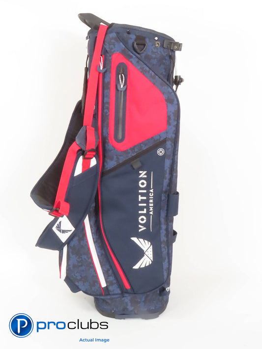 Cobra Volition Carry / Stand Bag w/Rain Hood Navy / Red - 404627