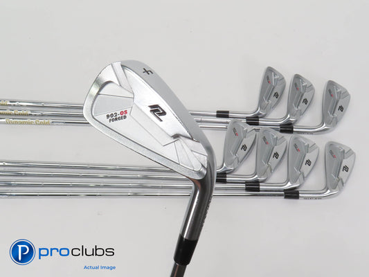 Nice NEW LEVEL 902-OS IRONS 4-PW,AW Steel DG 105 S300 Stiff Flex #404513