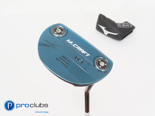 Mizuno M-Craft 03 Milled Blue Ion 35" Putter w/Cover - 404587