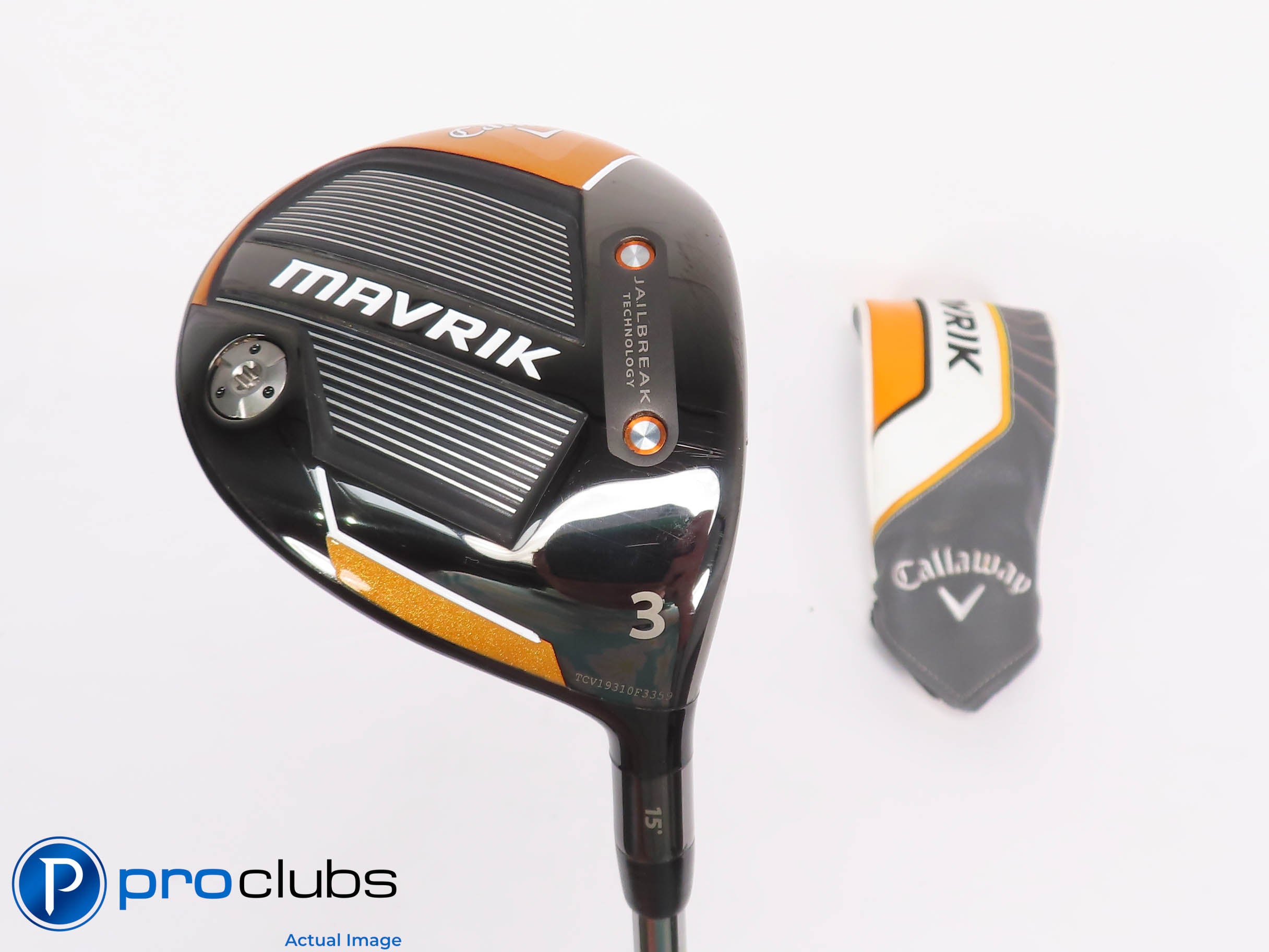 Tour Issue Callaway MAVRIK 15* 3 Wood w/ HC - Diamana DF 80 TX-Flex - 448140