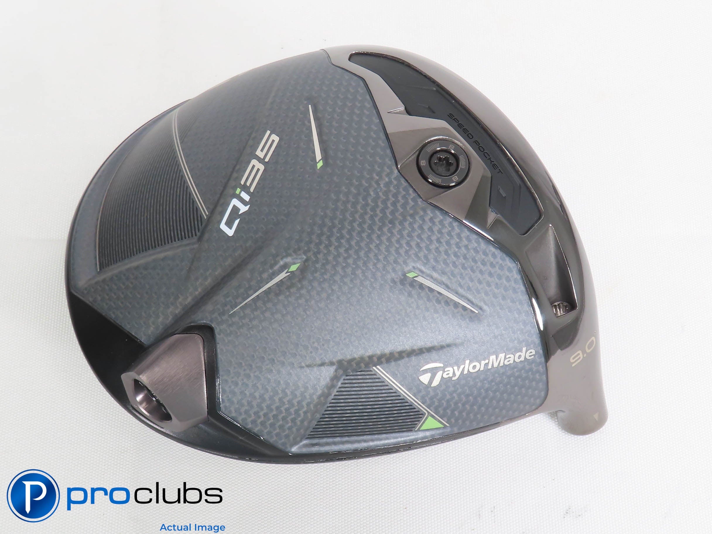 Mint! Tour Issue TaylorMade Qi35 "Core" DOT 9* Driver - Head Only - 448161