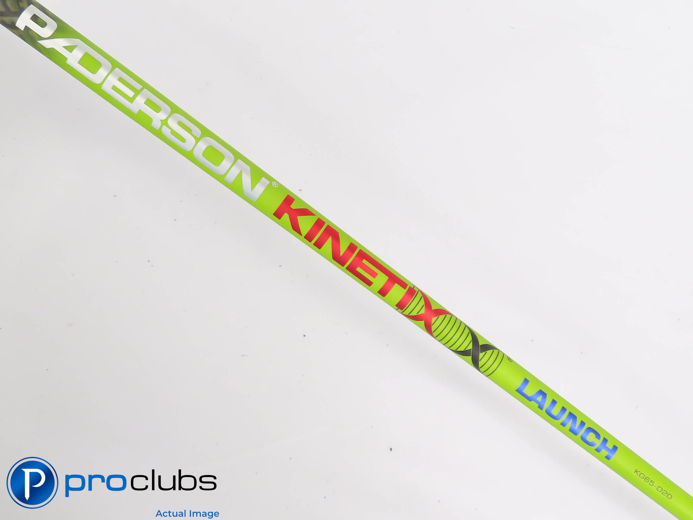 PADERSON KINETIXX BALLISTIC KG65-D20 Regular Flex DRIVER SHAFT w/Titleist 441201