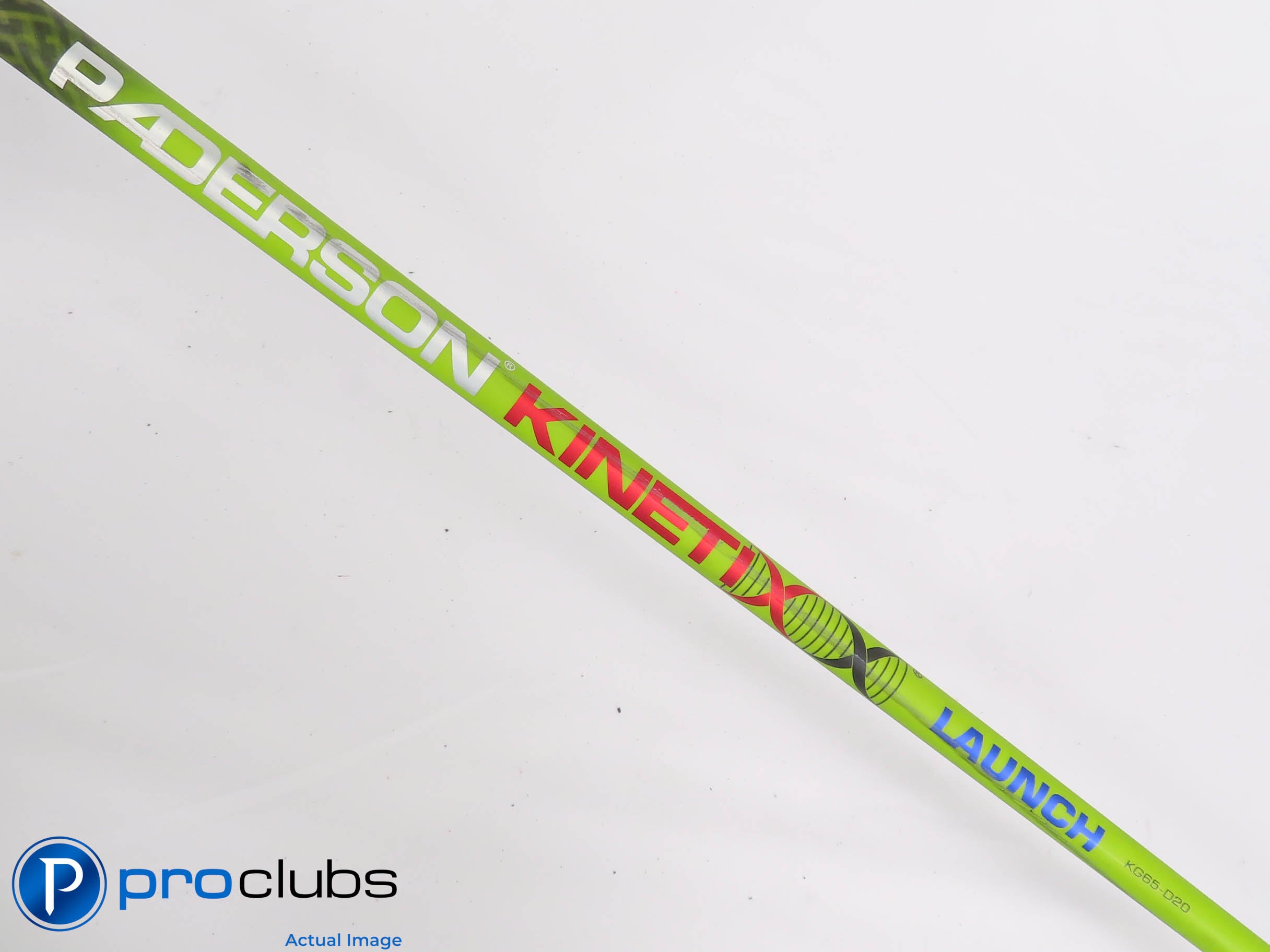 PADERSON KINETIXX BALLISTIC KG65-D20 Regular Flex DRIVER SHAFT w/ PING #441202