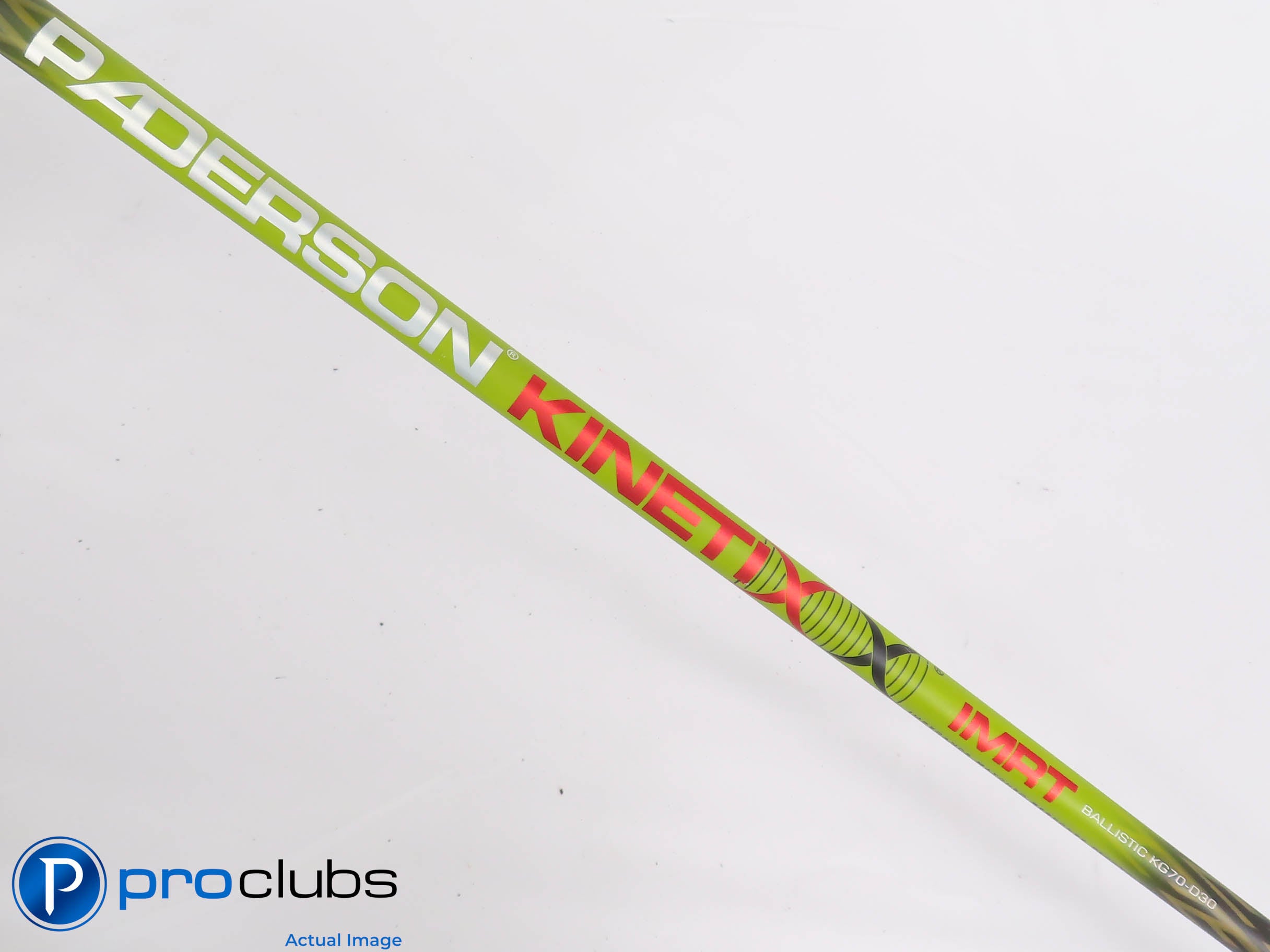PADERSON KINETIXX BALLISTIC KG70-D30 Stiff Flex DRIVER SHAFT w/ PING #441185