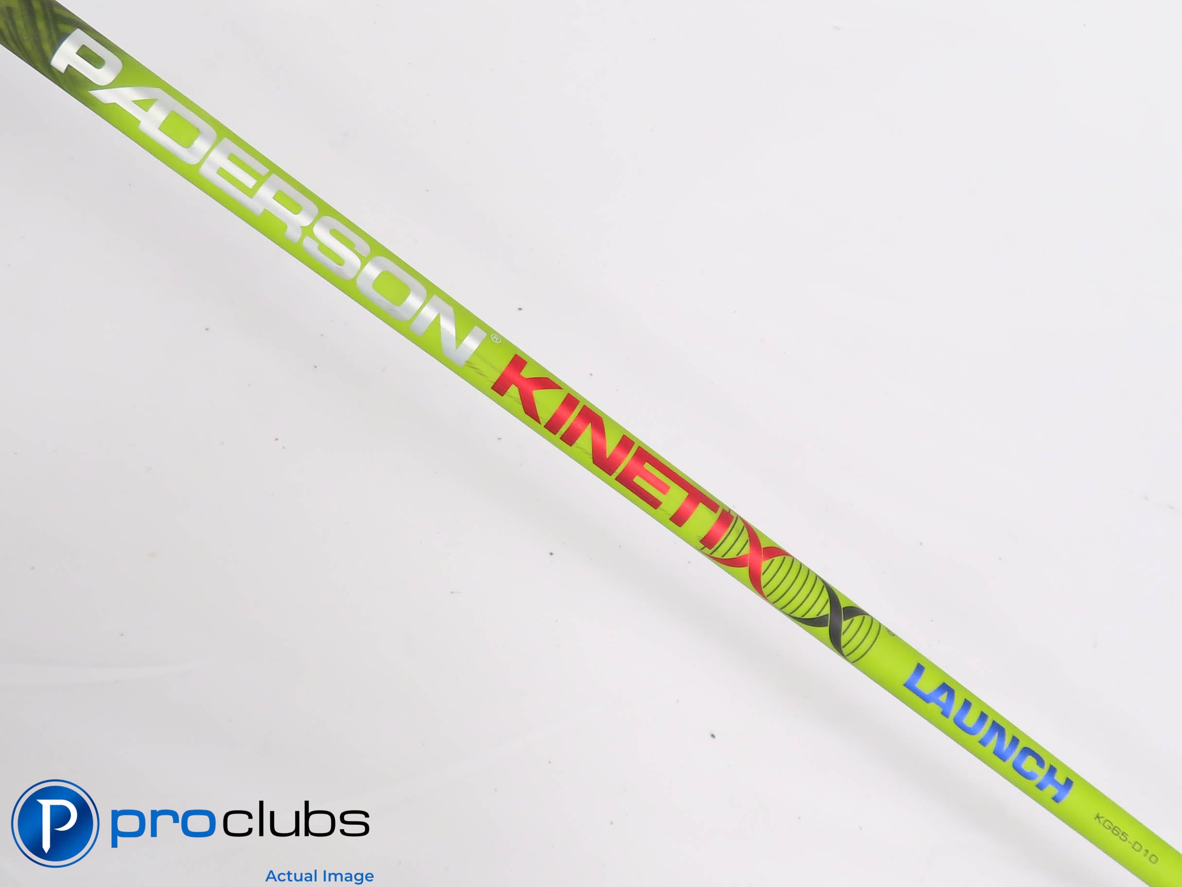 PADERSON KINETIXX BALLISTIC KG65-D10 Senior Flex DRIVER SHAFT w/ PING #441191