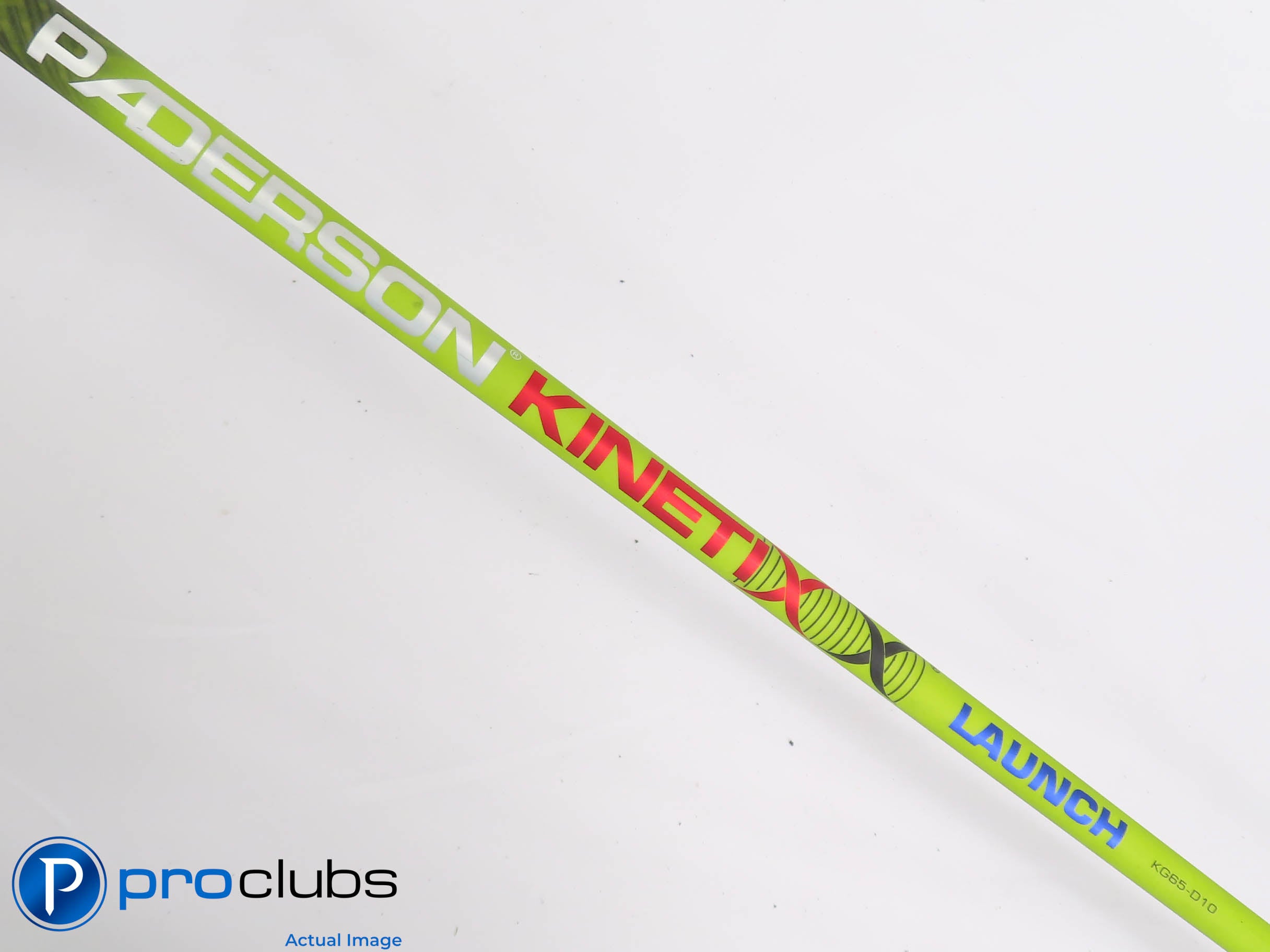 PADERSON KINETIXX BALLISTIC KG65-D10 Senior Flex DRIVER SHAFT w/ PING #441195