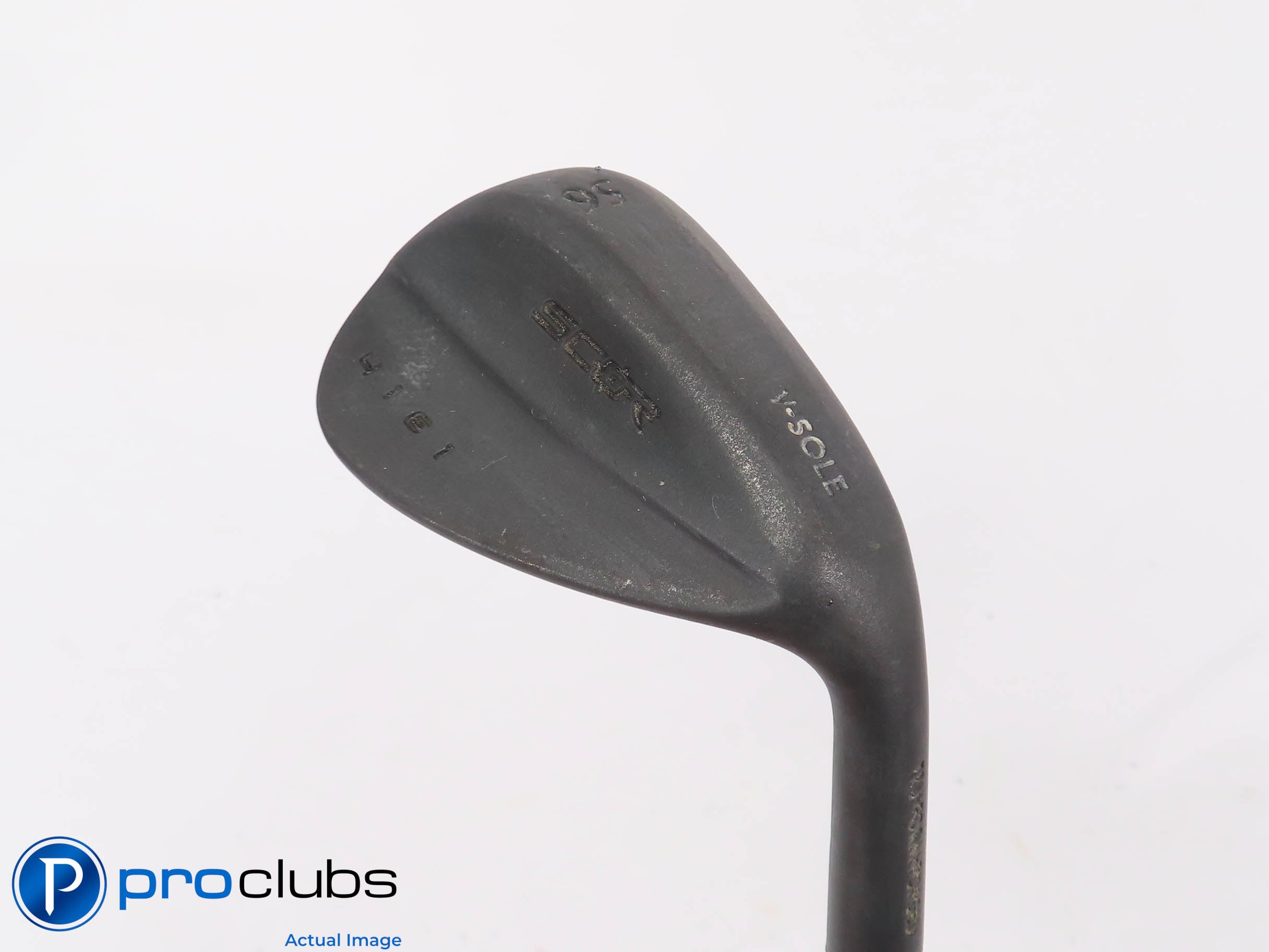 SCOR Golf 4161 Forged V-Sole 56* Black Wedge - KBS HI-REV 2.0 Regular - 447458