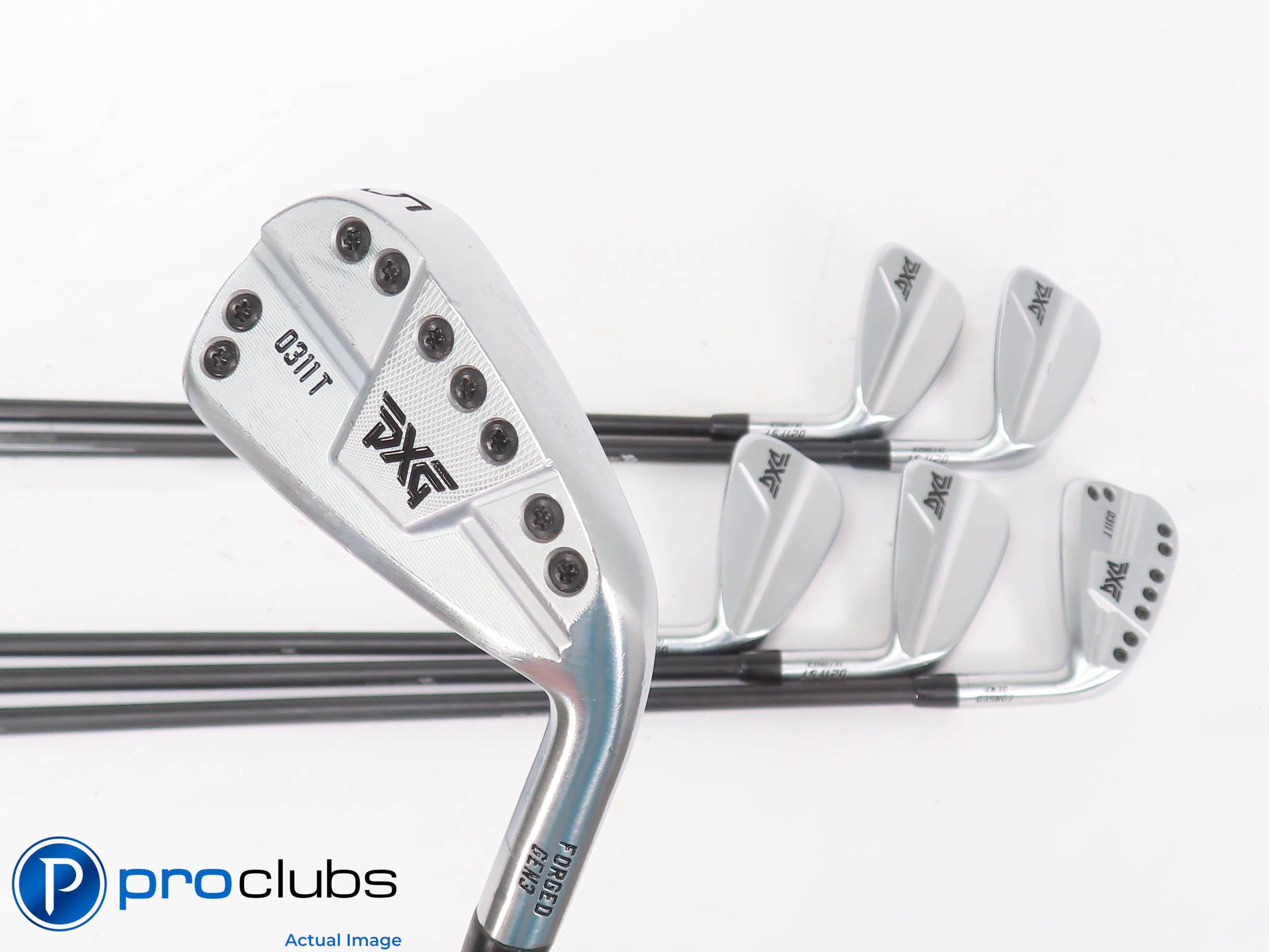 PXG 0311T/0211ST 5-PW Combo IRON SET - MMT 80 Stiff Flex Graphite -1/2" 448112