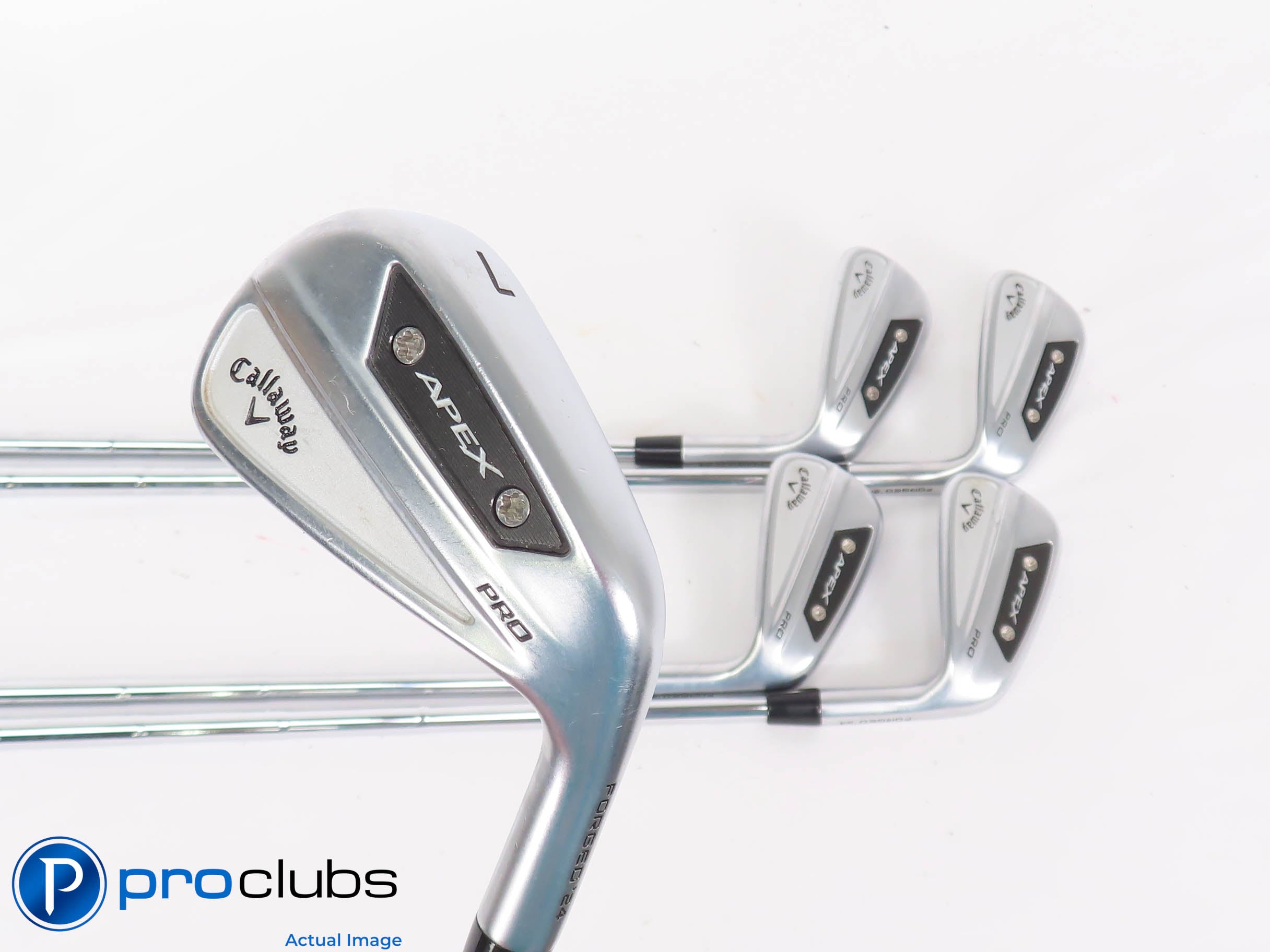 Nice Callaway '24 APEX PRO 7-PW,AW IRON SET - DG MID 115 Stiff Flex Steel 446702