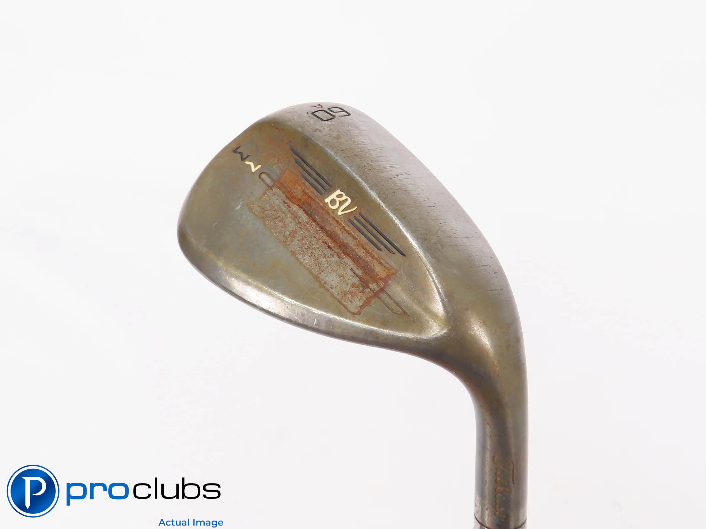 Titleist Vokey SM9 Wedge Works Raw A-Grind 60* Wedge - Vokey Wedge Flex - 448476