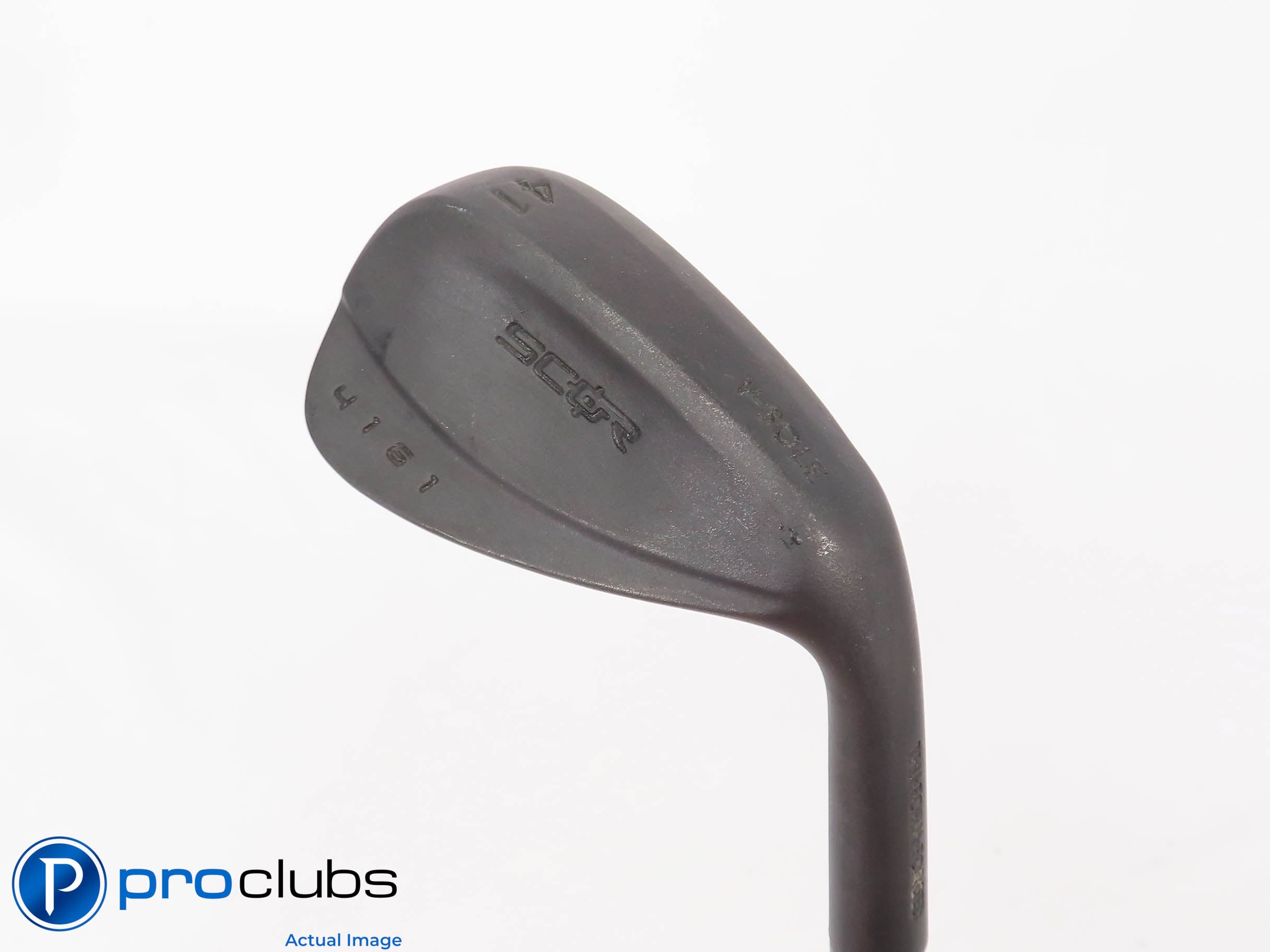 Nice! SCOR Golf 4161 Forged V-Sole Black 41* Wedge - KBS 115 Regular Flex 447457
